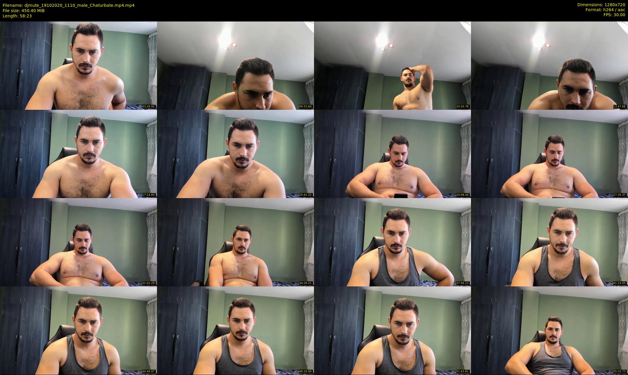 djmute — 59 minute Chaturbate male cam show recording, 720p, Oct 19, 2020