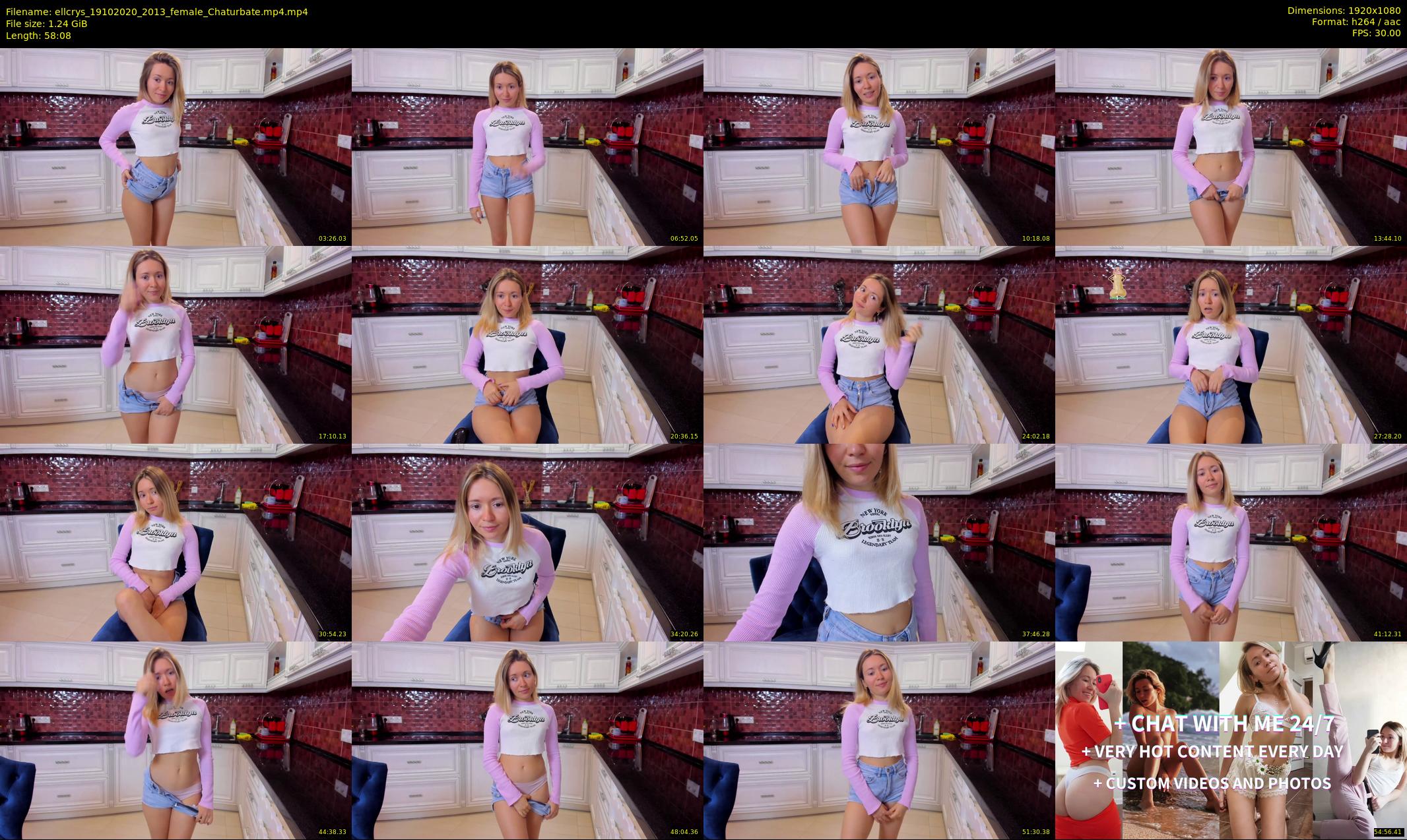 ellcrys — 59 minute Chaturbate couple cam show recording, 1080p, Oct 19, 2020