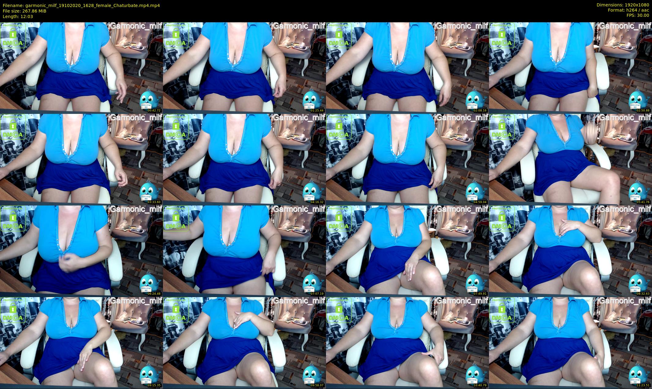 garmonic_milf — 13 minute Chaturbate female cam show recording, 1080p, Oct 19, 2020
