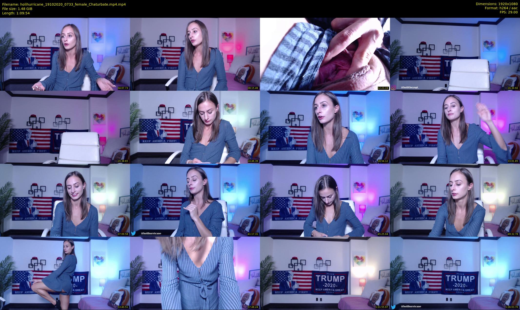 holihurricane — 70 minute Chaturbate female cam show recording, 1080p, Oct 19, 2020