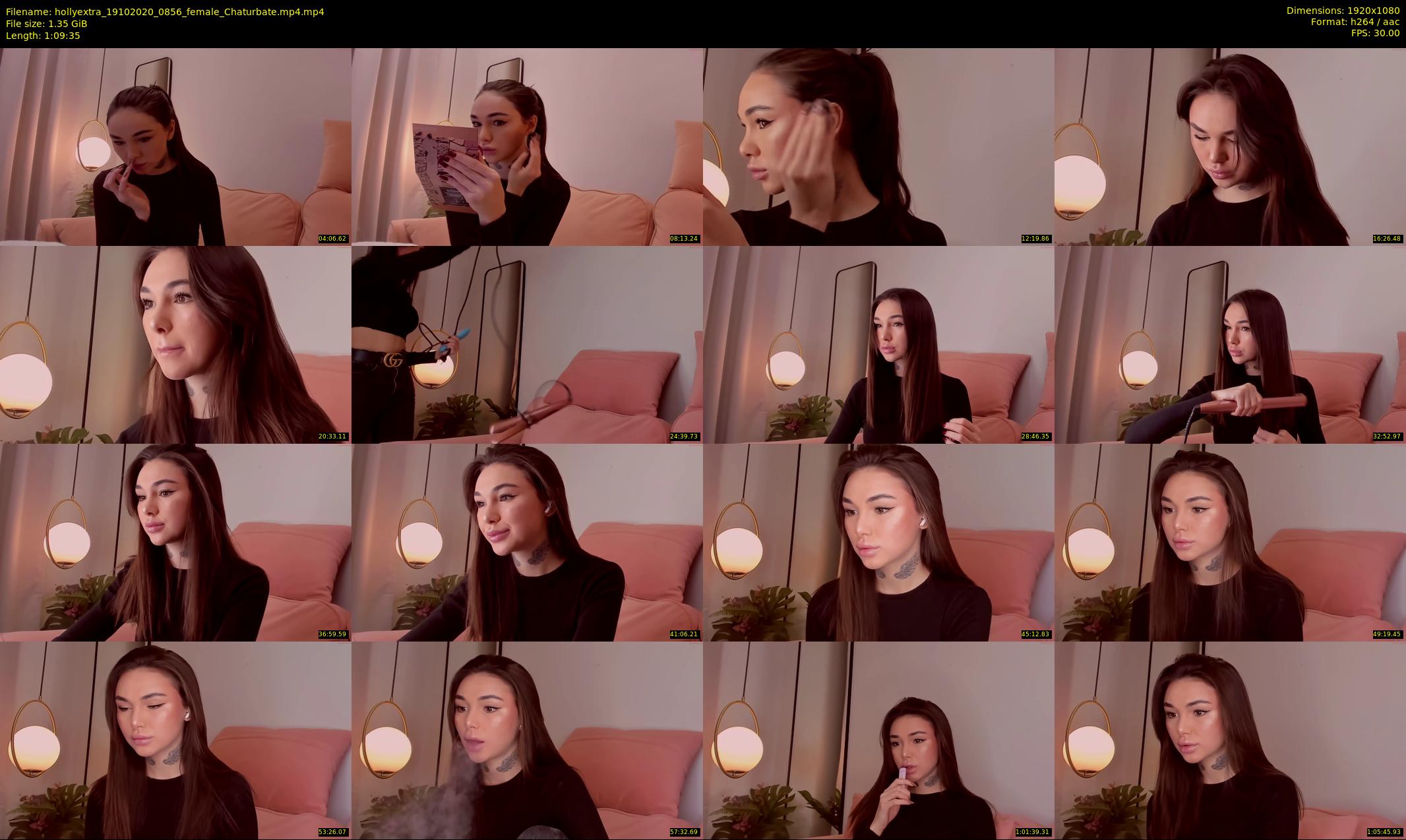hollyextra — 70 minute Chaturbate female cam show recording, 1080p, Oct 19, 2020