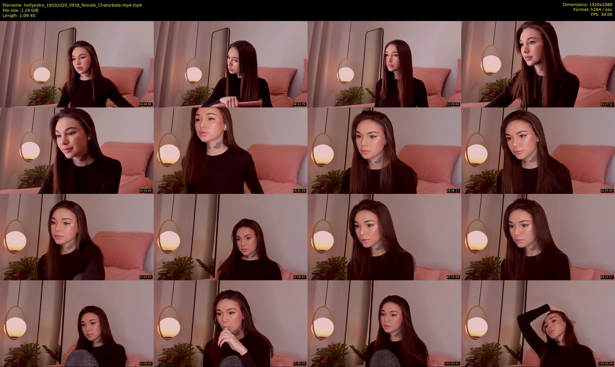 hollyextra — 70 minute Chaturbate female cam show recording, 1080p, Oct 19, 2020