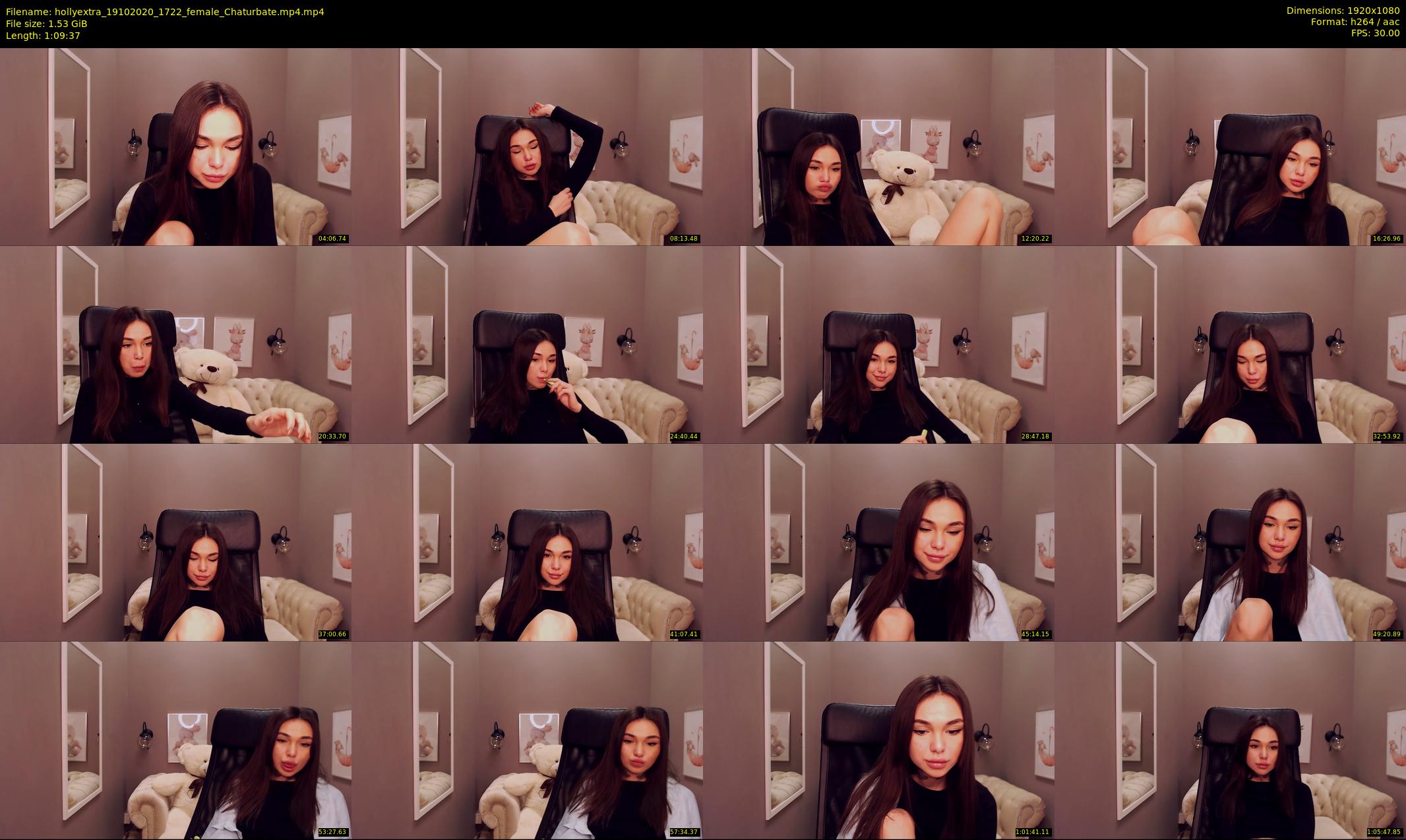 hollyextra — 70 minute Chaturbate female cam show recording, 1080p, Oct 19, 2020