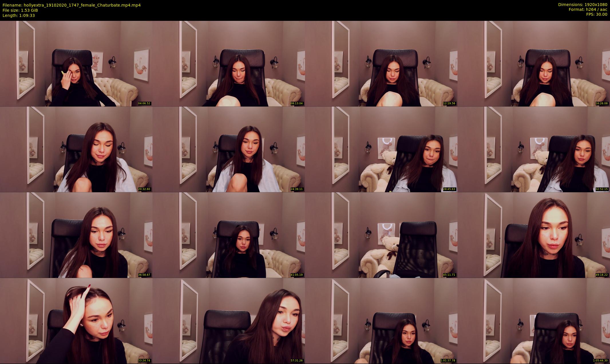 hollyextra — 70 minute Chaturbate female cam show recording, 1080p, Oct 19, 2020