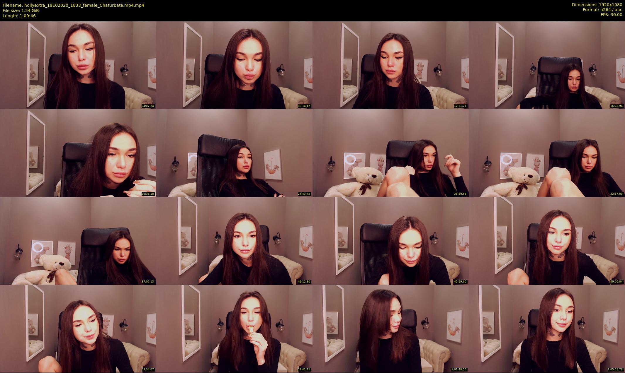 hollyextra — 70 minute Chaturbate female cam show recording, 1080p, Oct 19, 2020