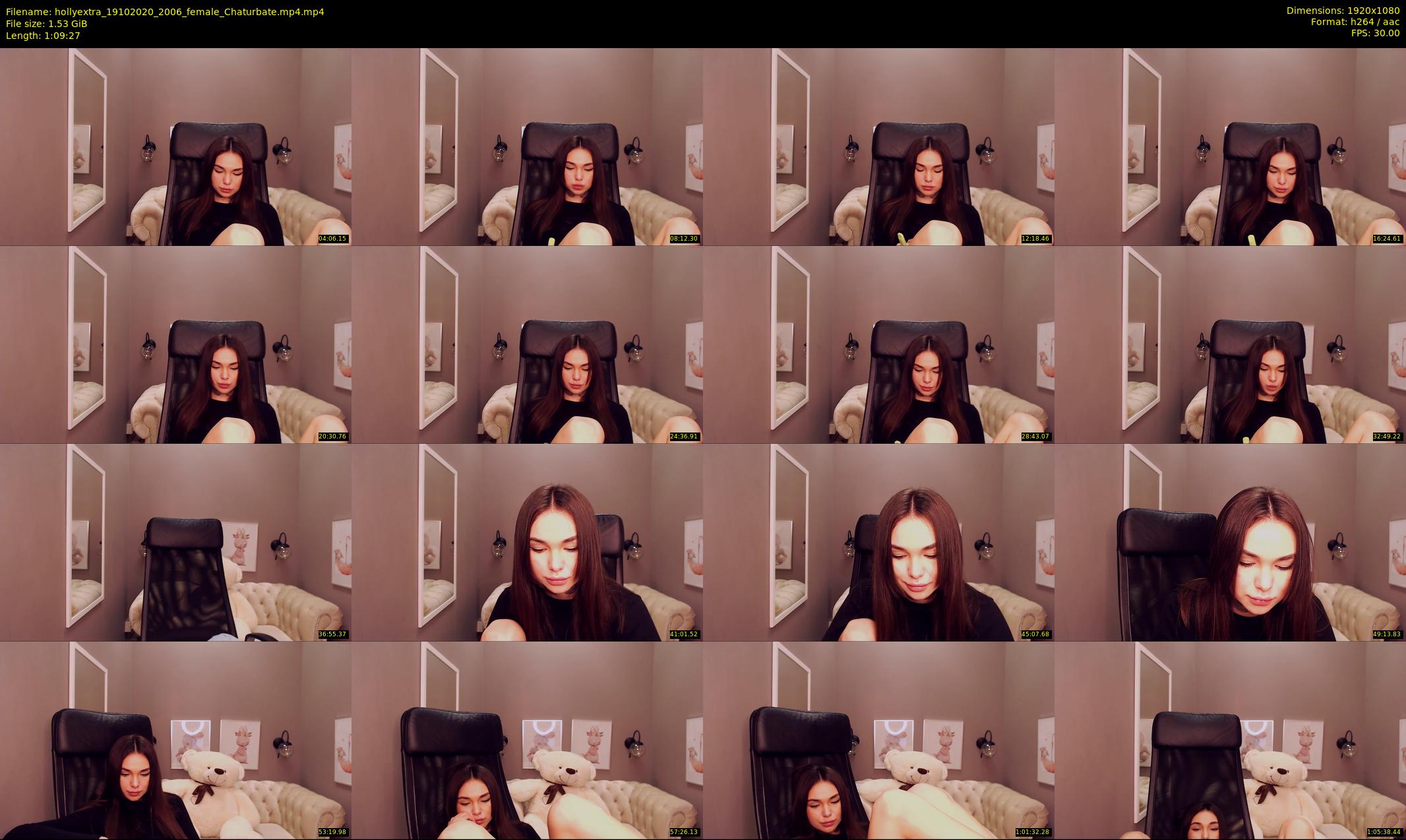 hollyextra — 70 minute Chaturbate female cam show recording, 1080p, Oct 19, 2020