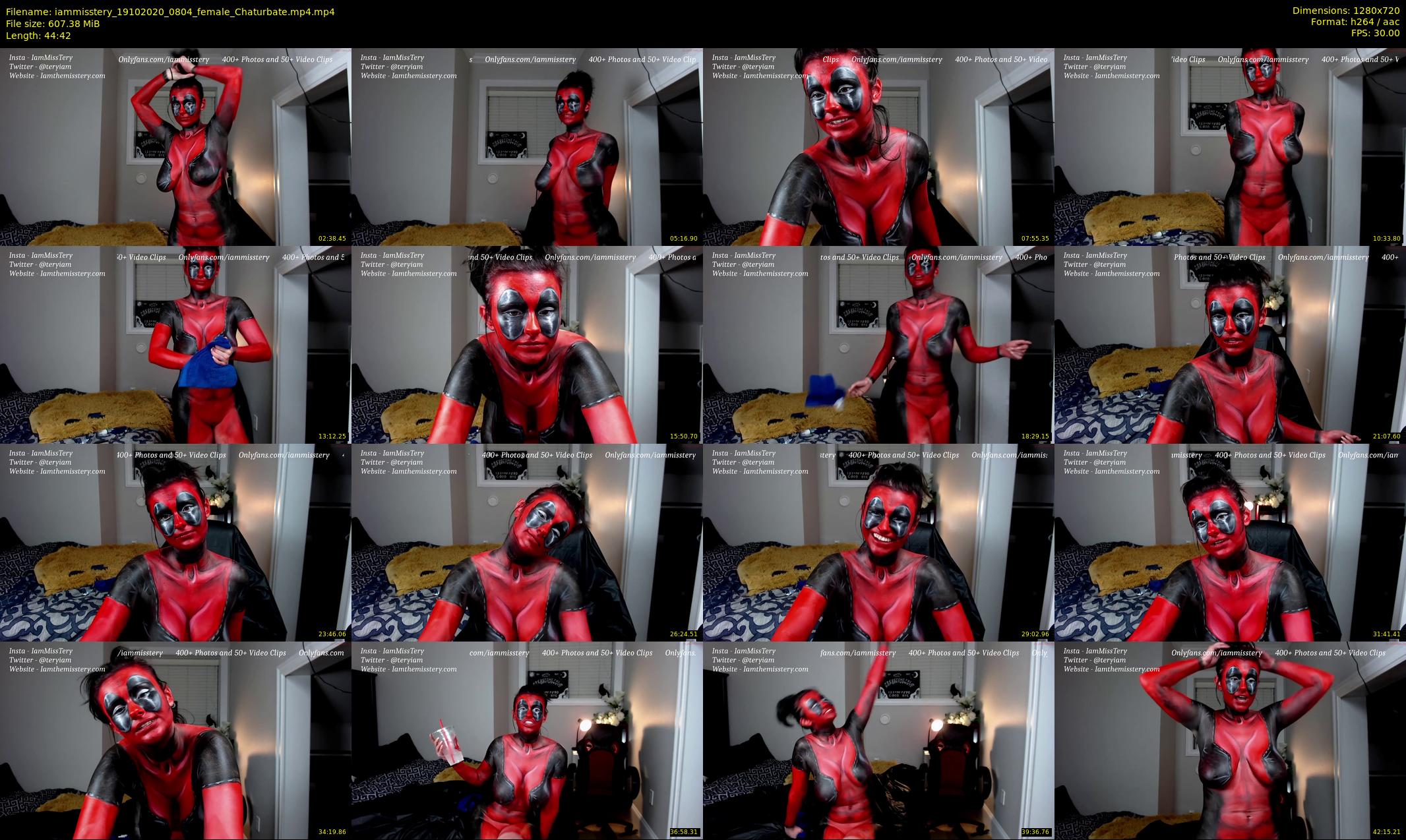 iammisstery — 45 minute Chaturbate female cam show recording, 720p, Oct 19, 2020