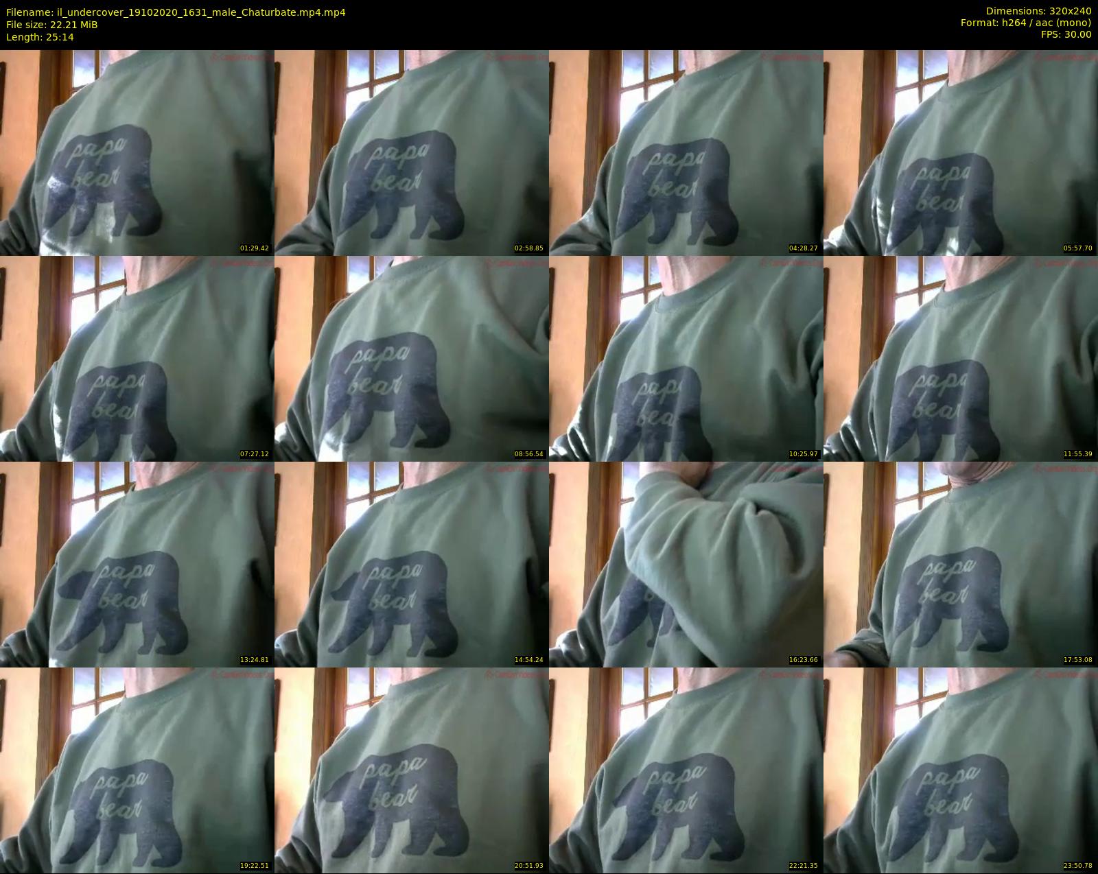 il_undercover — 26 minute Chaturbate male cam show recording, SD, Oct 19, 2020