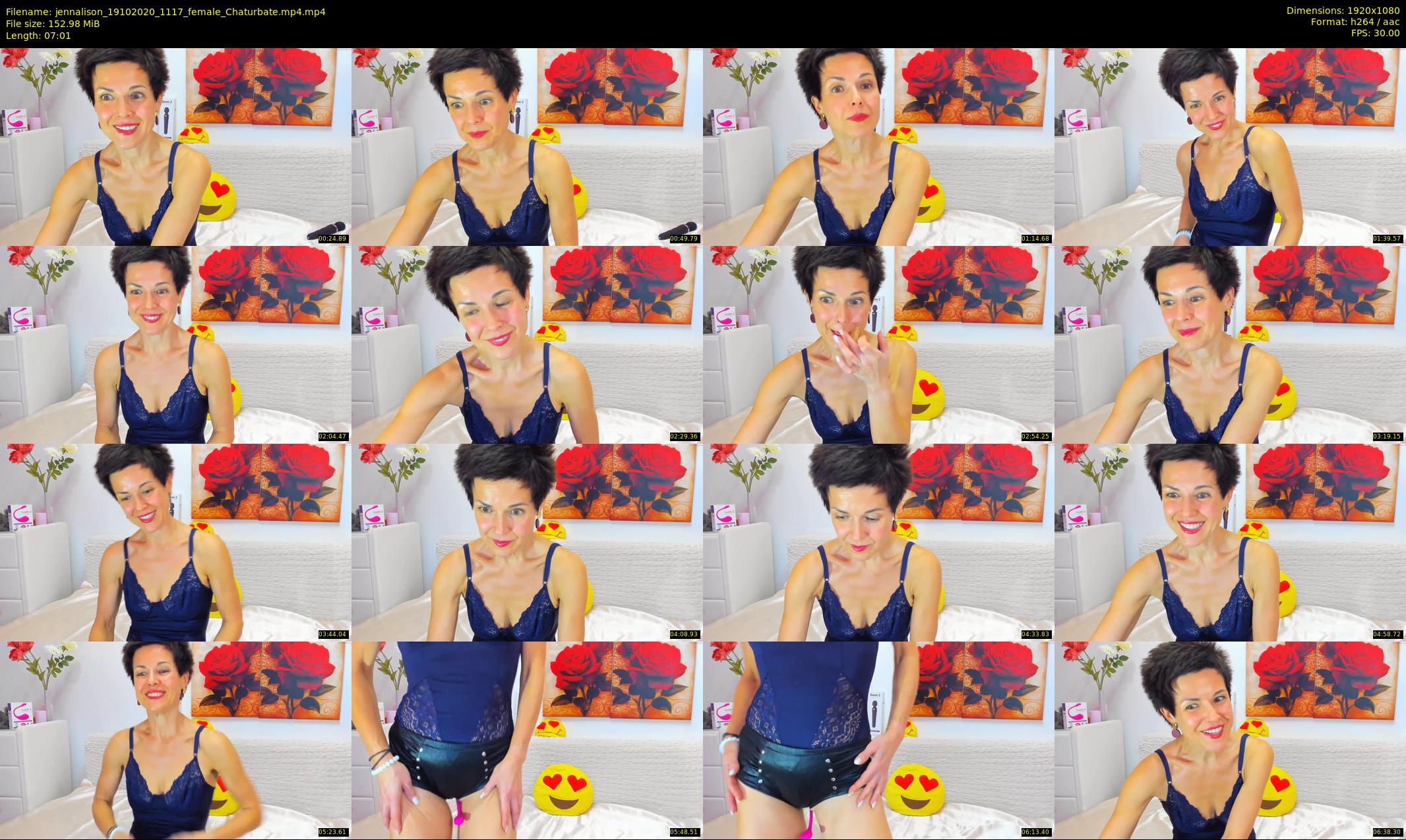 jennalison — 8 minute Chaturbate female cam show recording, 1080p, Oct 19, 2020