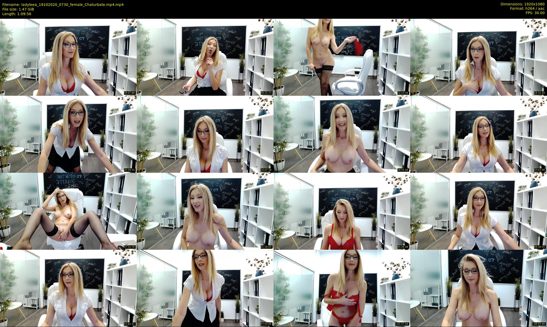 ladyleea — 70 minute Chaturbate female cam show recording, 1080p, Oct 19, 2020