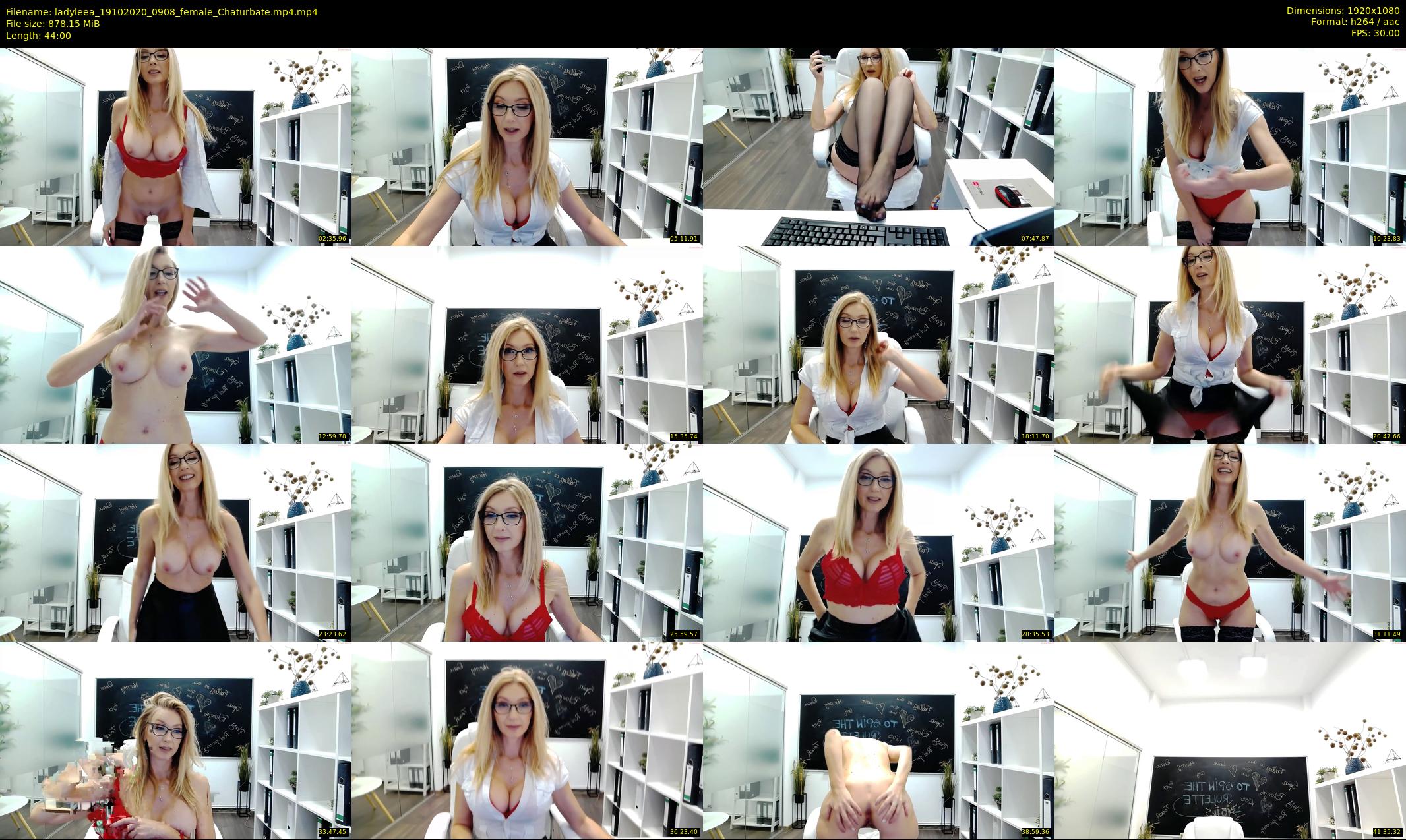 ladyleea — 44 minute Chaturbate female cam show recording, 1080p, Oct 19, 2020