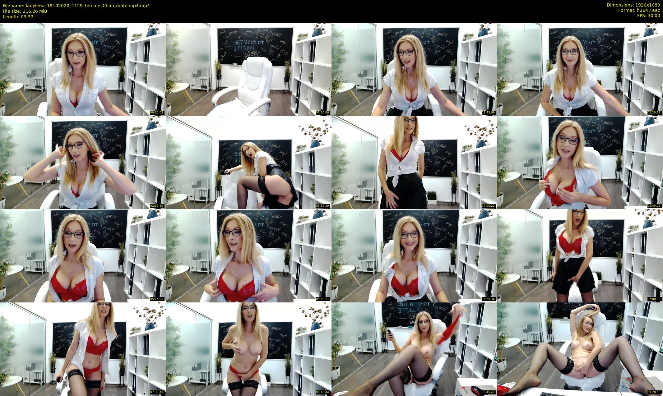 ladyleea — 10 minute Chaturbate female cam show recording, 1080p, Oct 19, 2020