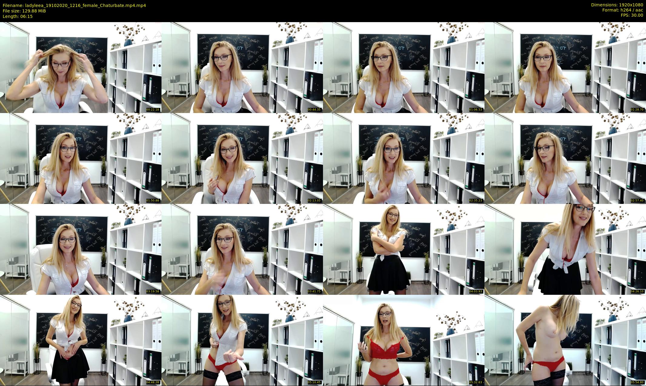 ladyleea — 7 minute Chaturbate female cam show recording, 1080p, Oct 19, 2020