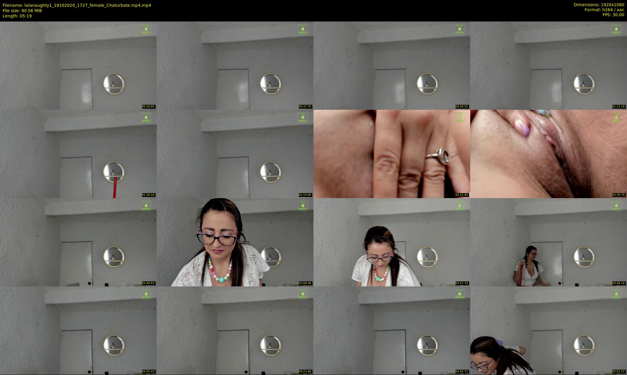 lalanaughty1 — 6 minute Chaturbate female cam show recording, 1080p, Oct 19, 2020