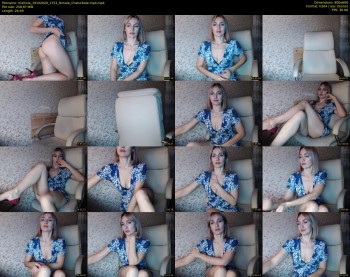 mallinia — 27 minute Chaturbate female cam show recording, 480p, Oct 19, 2020