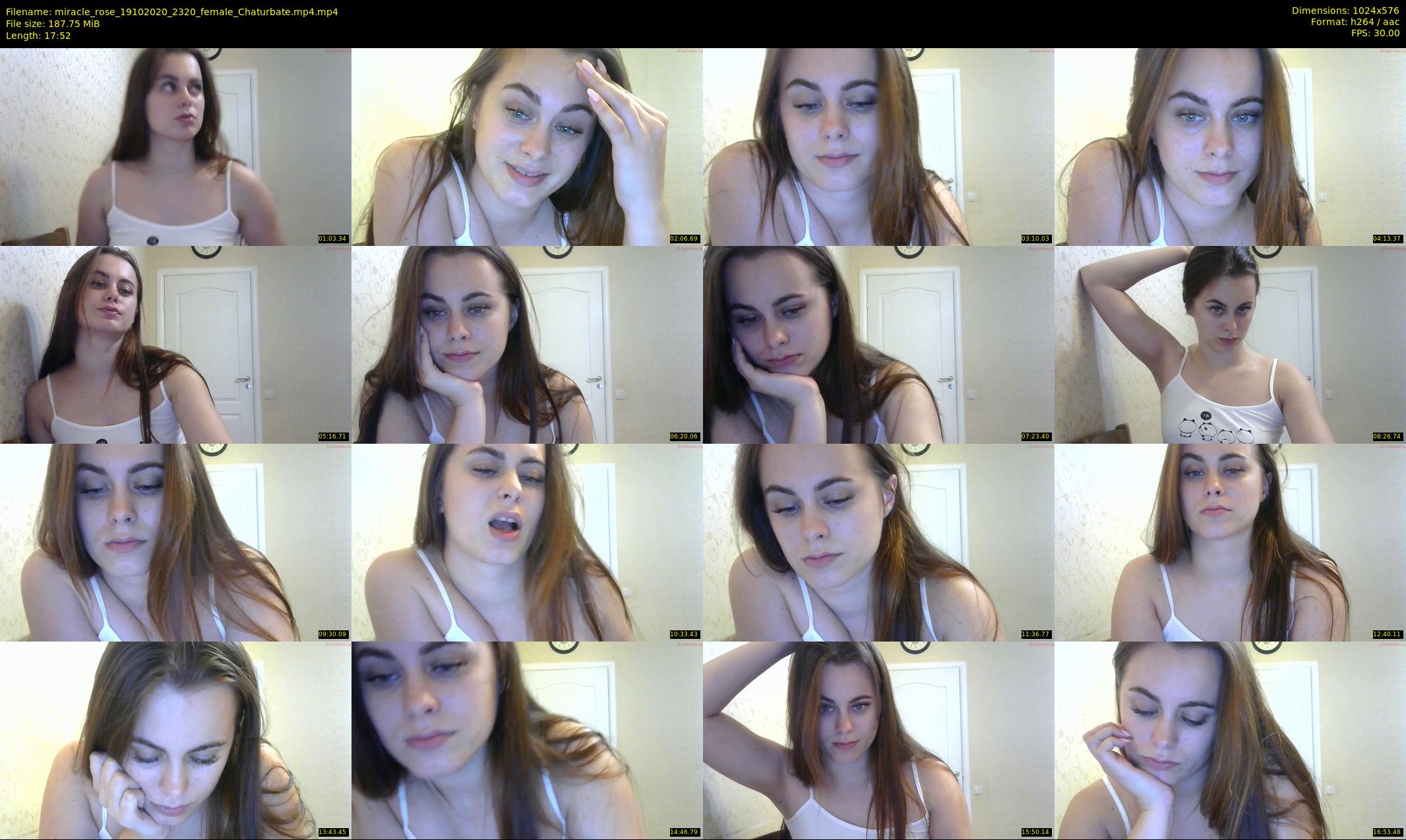 miracle_rose — 18 minute Chaturbate female cam show recording, 480p, Oct 19, 2020