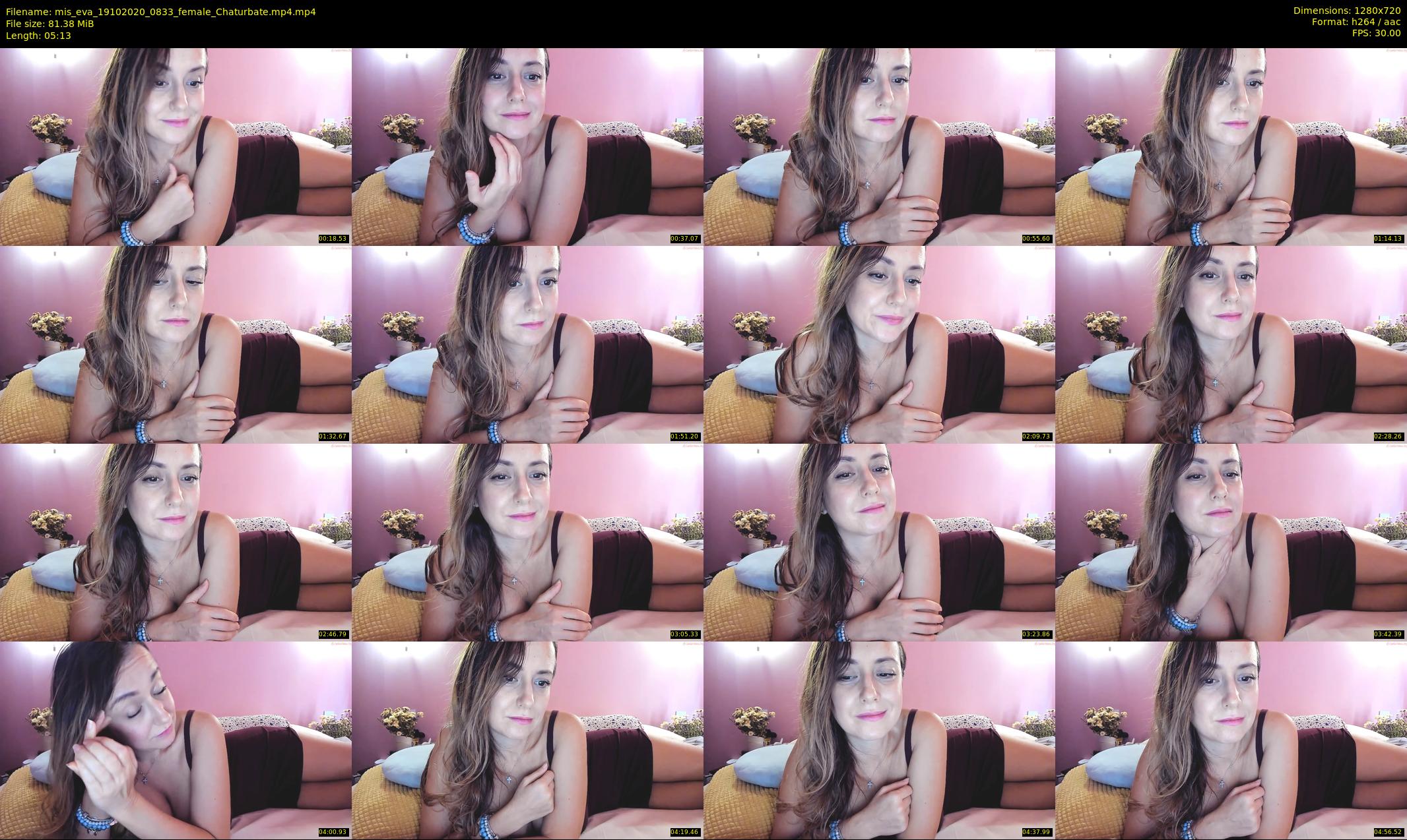 mis_eva — 6 minute Chaturbate female cam show recording, 720p, Oct 19, 2020