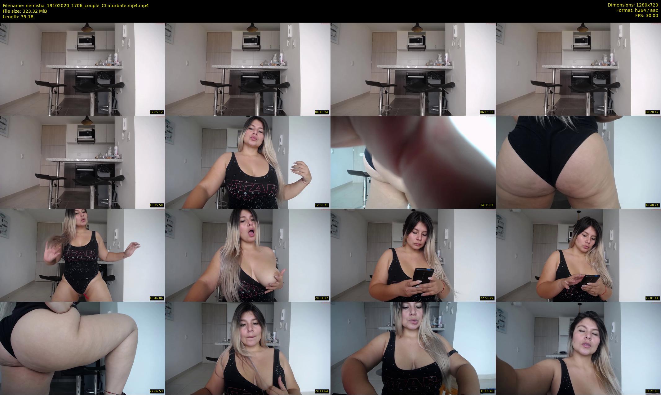 nemisha — 36 minute Chaturbate female cam show recording, 720p, Oct 19, 2020