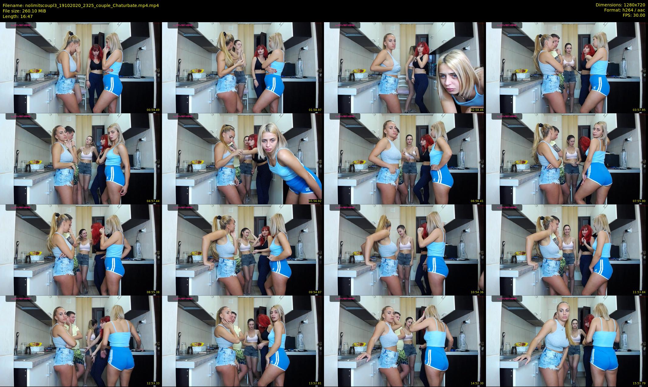 nolimitscoupl3 — 17 minute Chaturbate couple cam show recording, 720p, Oct 19, 2020