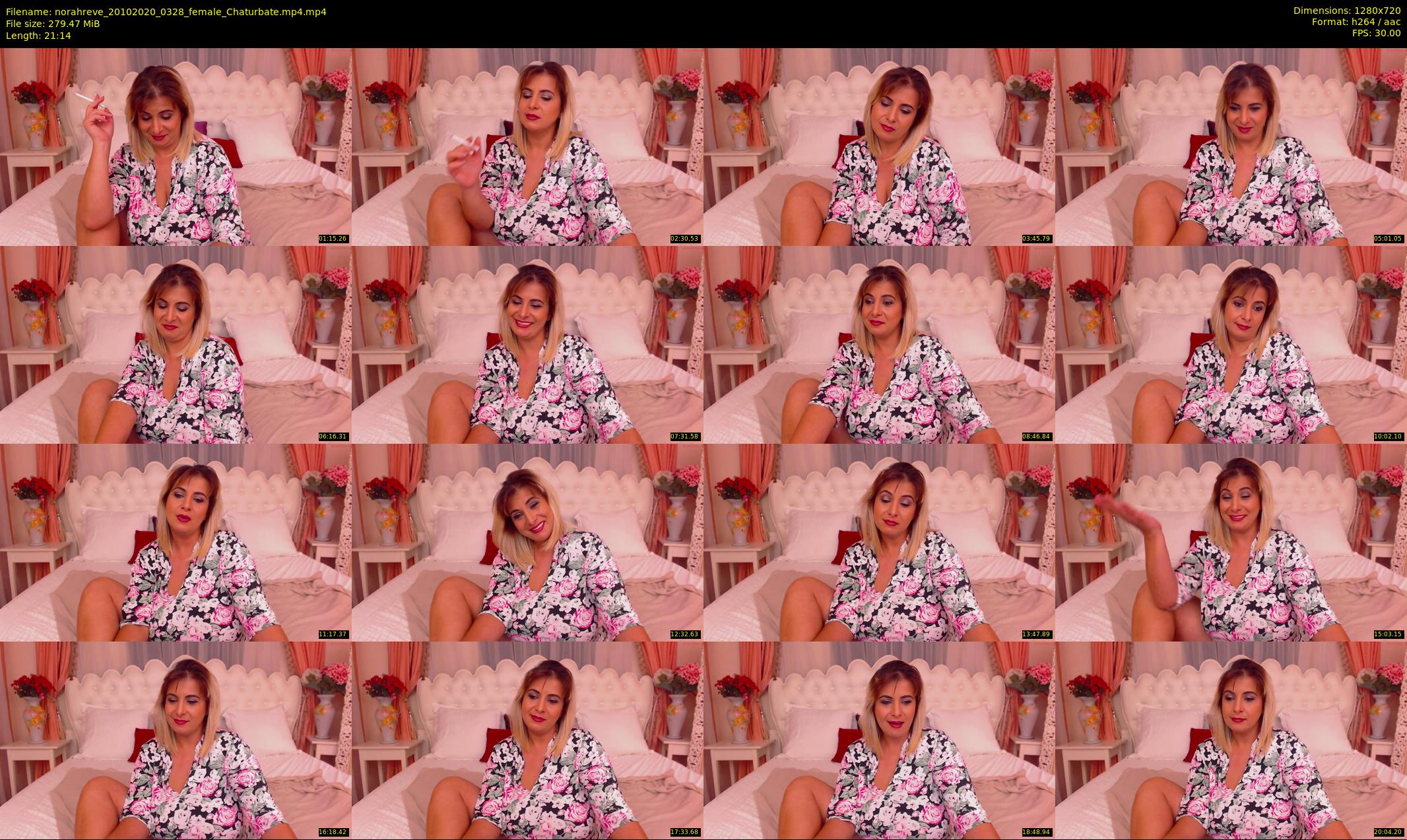 norahreve — 22 minute Chaturbate female cam show recording, 720p, Oct 20, 2020
