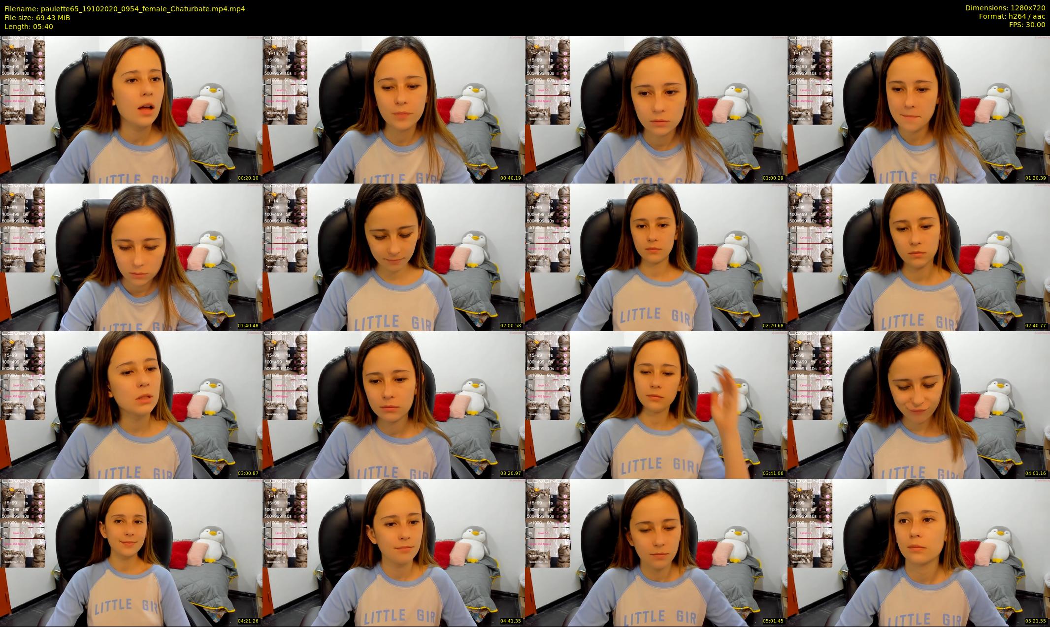 paulette65 — 6 minute Chaturbate female cam show recording, 720p, Oct 19, 2020