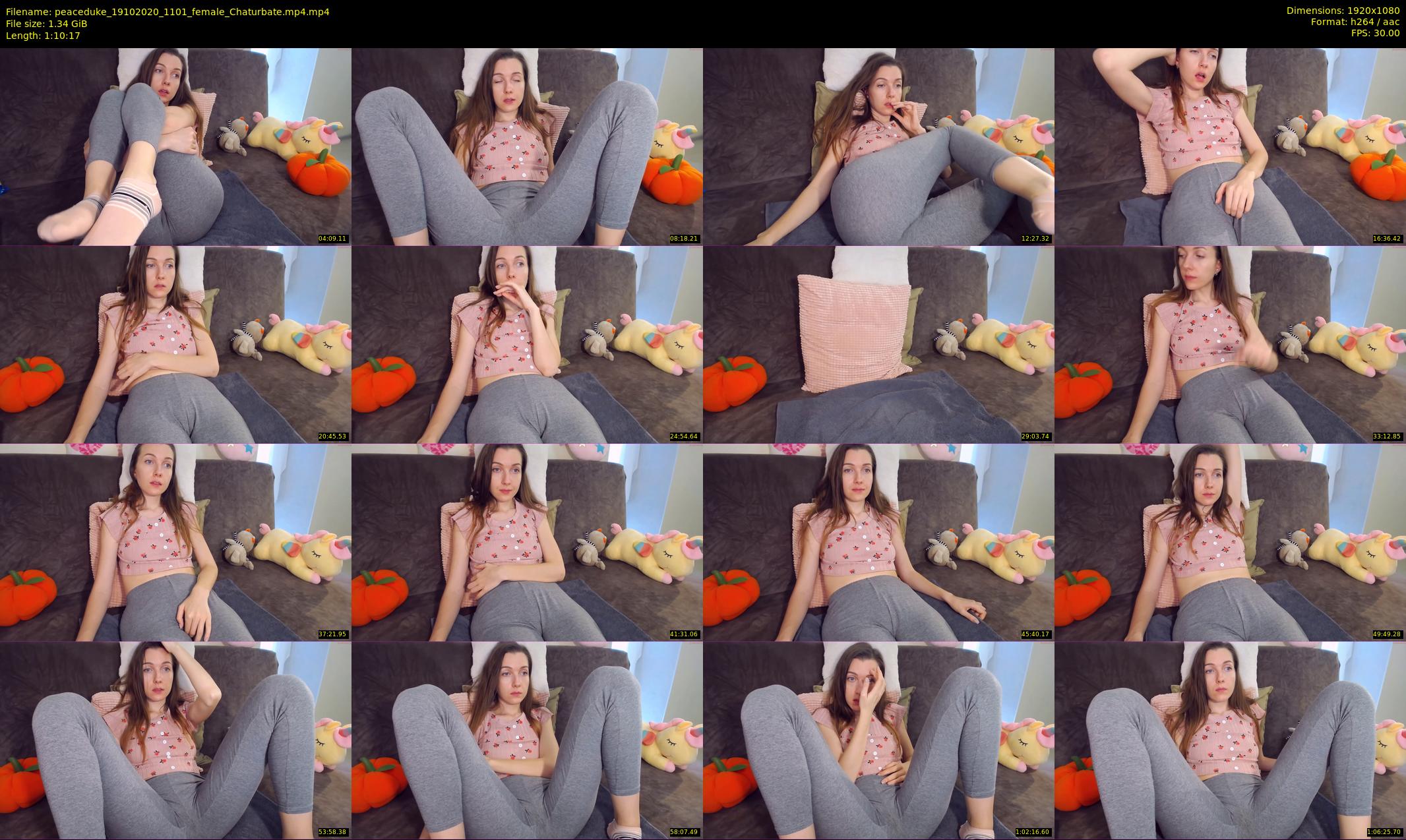 peaceduke — 71 minute Chaturbate female cam show recording, 1080p, Oct 19, 2020