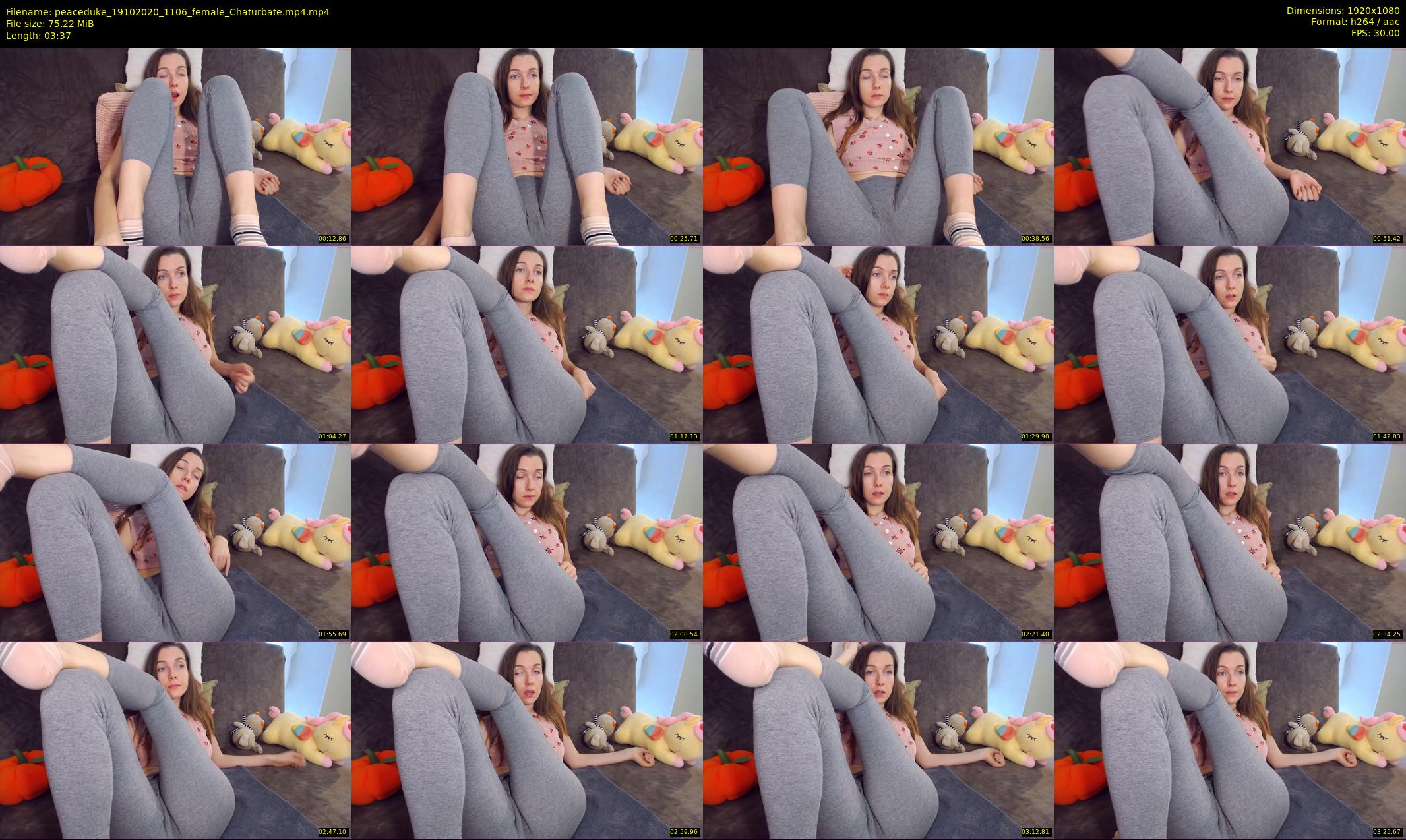 peaceduke — 4 minute Chaturbate female cam show recording, 1080p, Oct 19, 2020