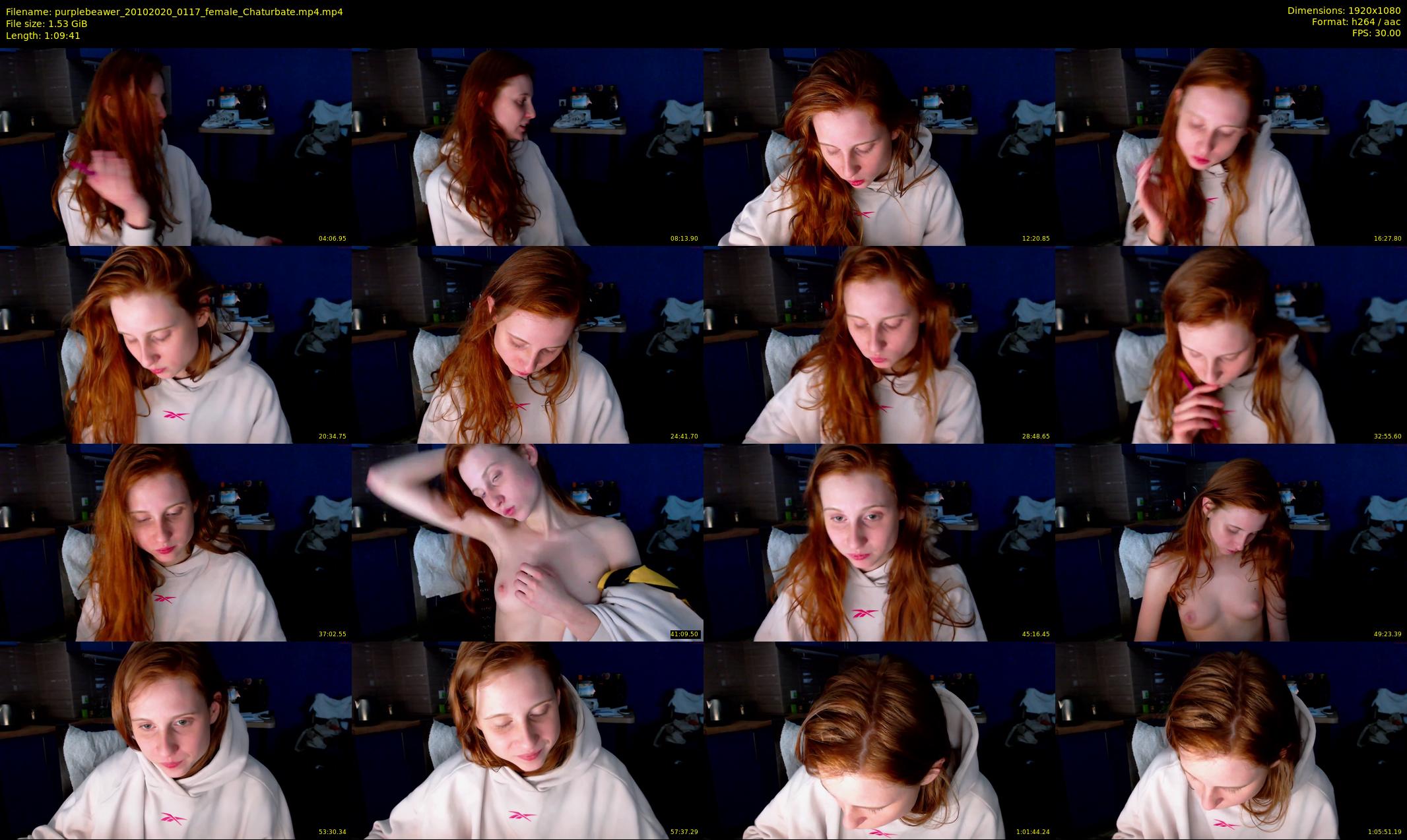 purplebeawer — 70 minute Chaturbate female cam show recording, 1080p, Oct 20, 2020