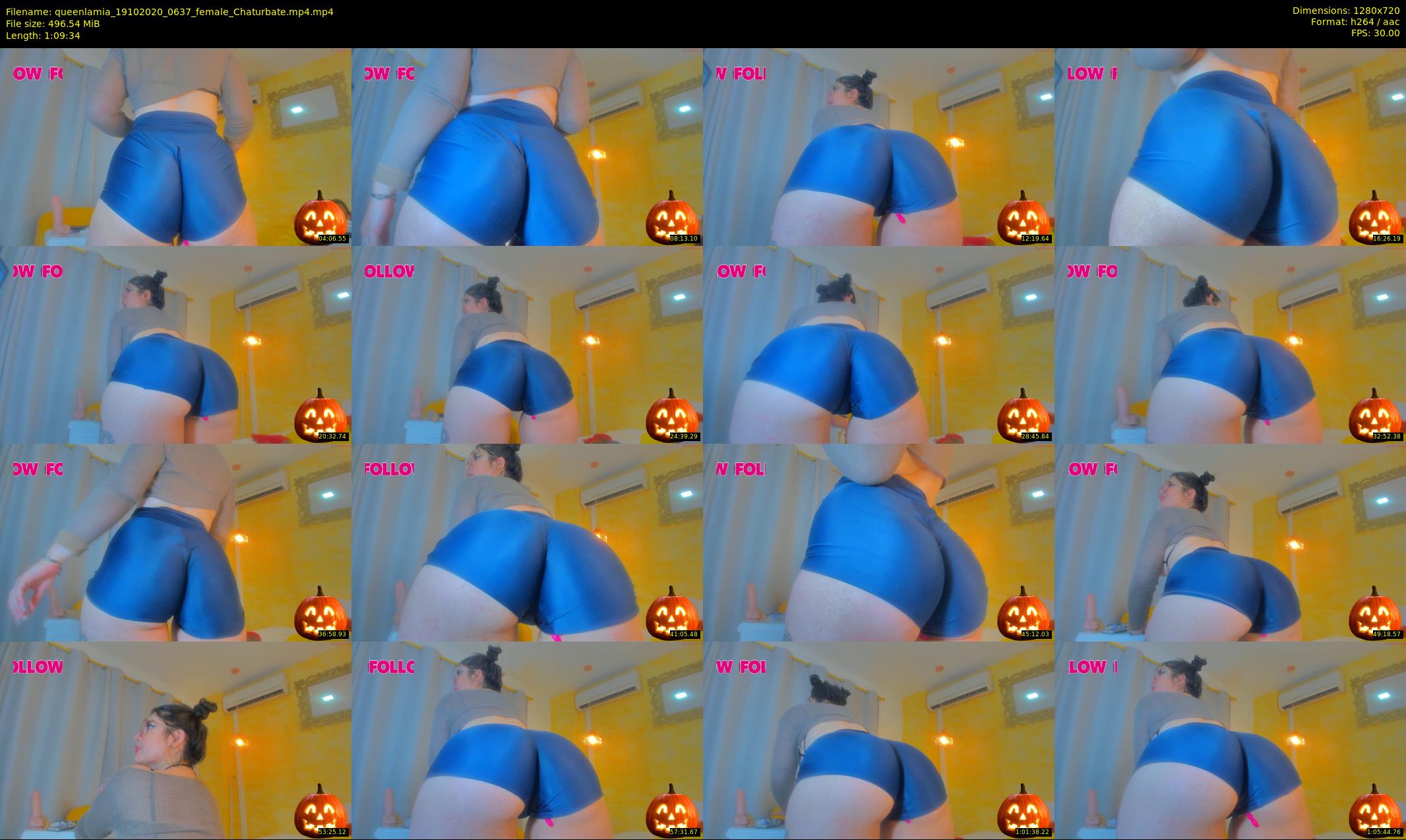 queenlamia — 70 minute Chaturbate female cam show recording, 720p, Oct 19, 2020