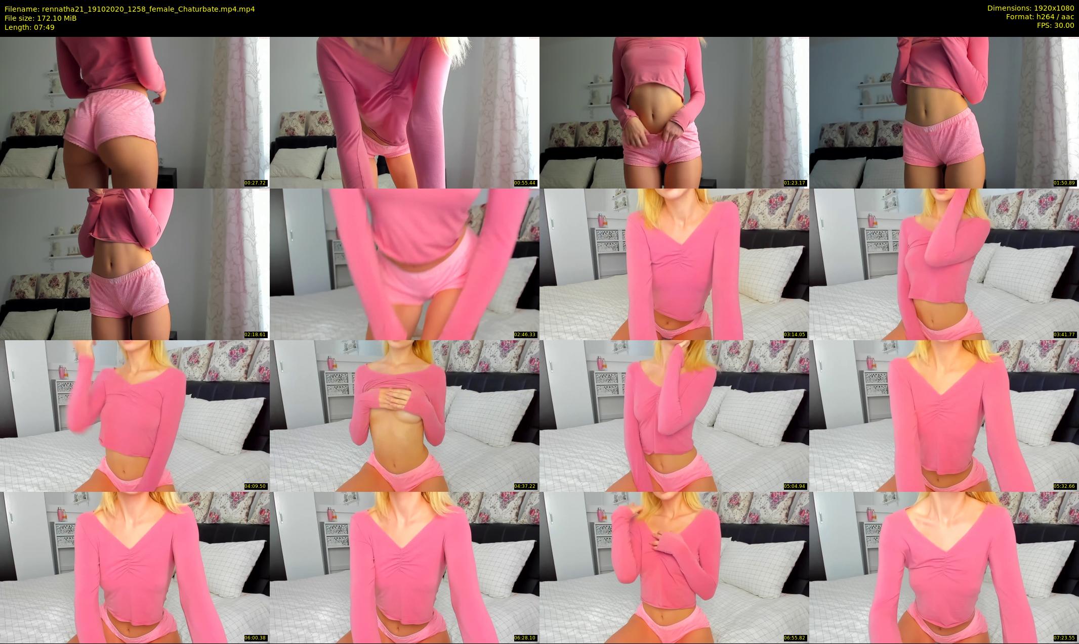 rennatha21 — 8 minute Chaturbate female cam show recording, 1080p, Oct 19, 2020