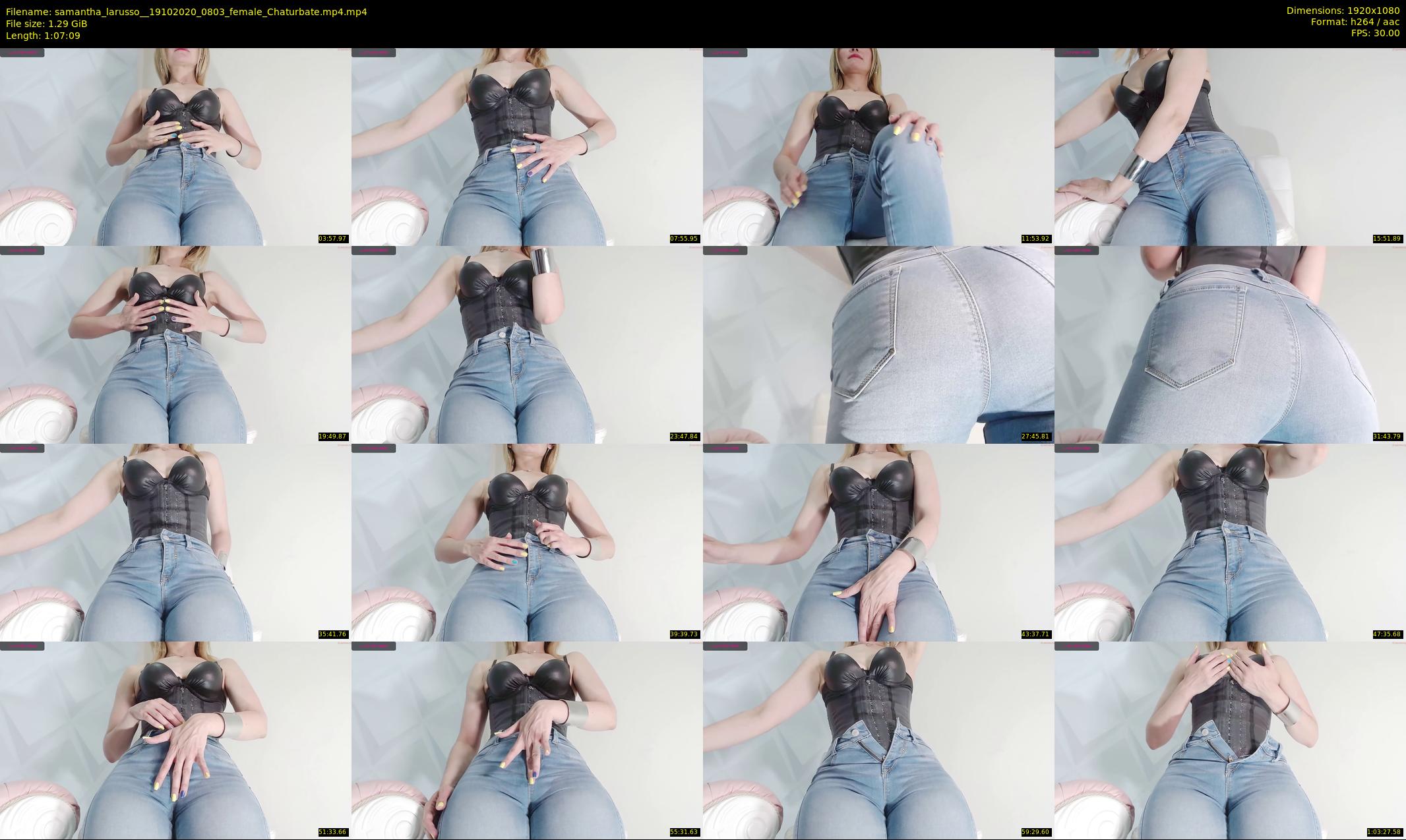 samantha_larusso_ — 68 minute Chaturbate couple cam show recording, 1080p, Oct 19, 2020