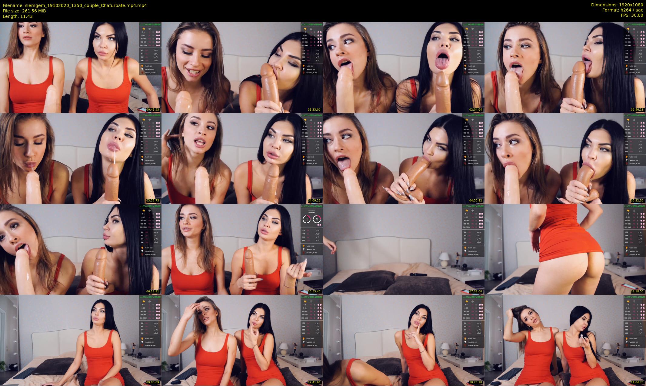 slemgem — 12 minute Chaturbate couple cam show recording, 1080p, Oct 19, 2020