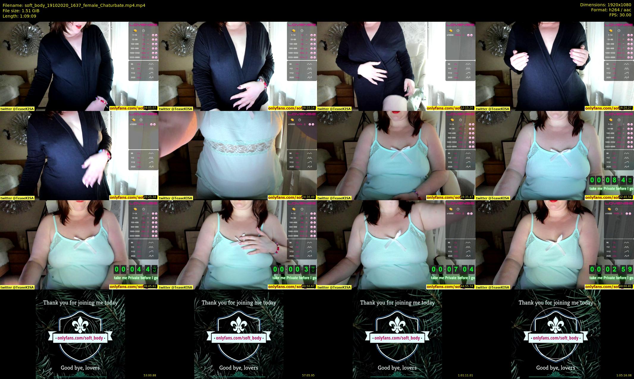 soft_body — 70 minute Chaturbate female cam show recording, 1080p, Oct 19, 2020