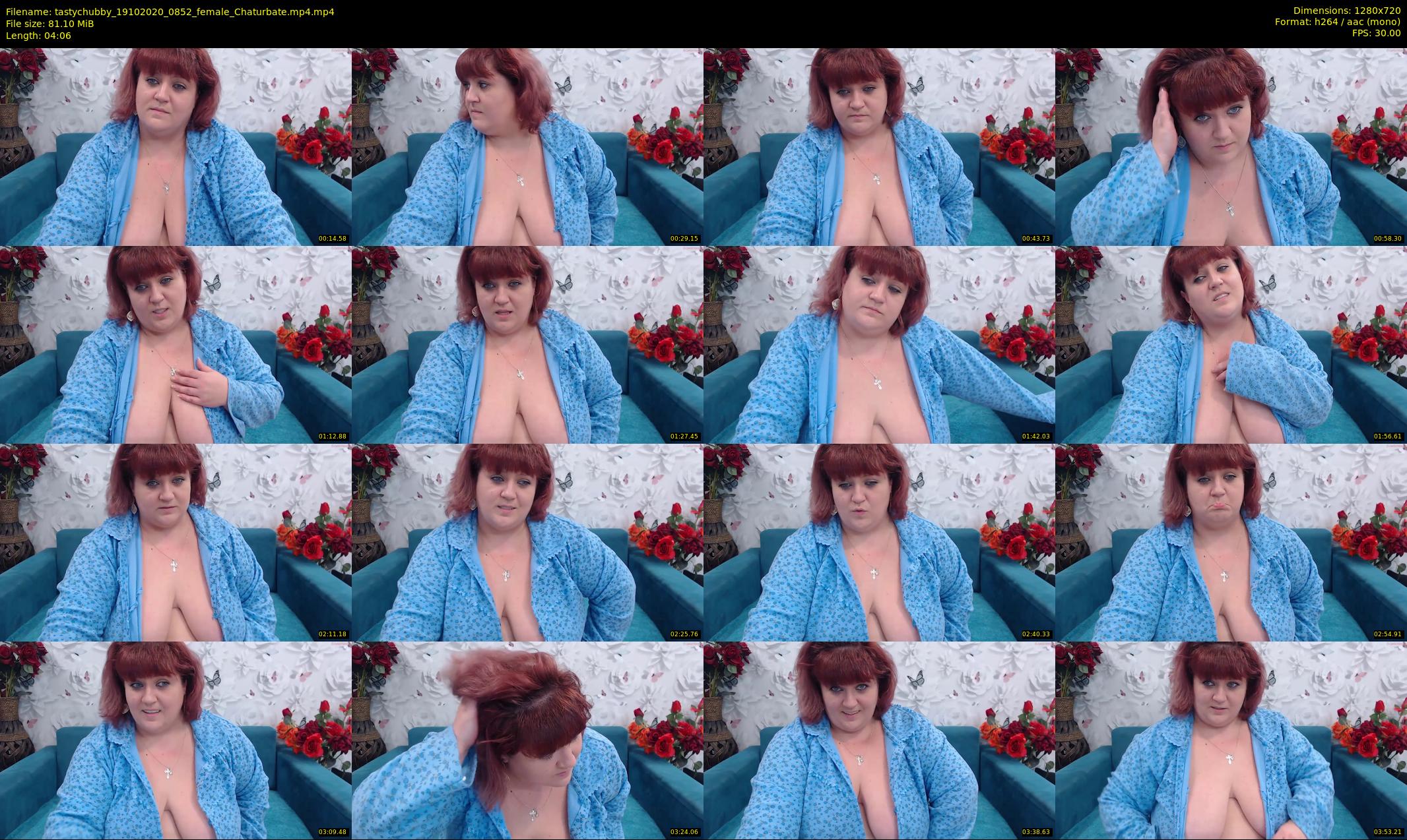 tastychubby — 5 minute Chaturbate female cam show recording, 720p, Oct 19, 2020