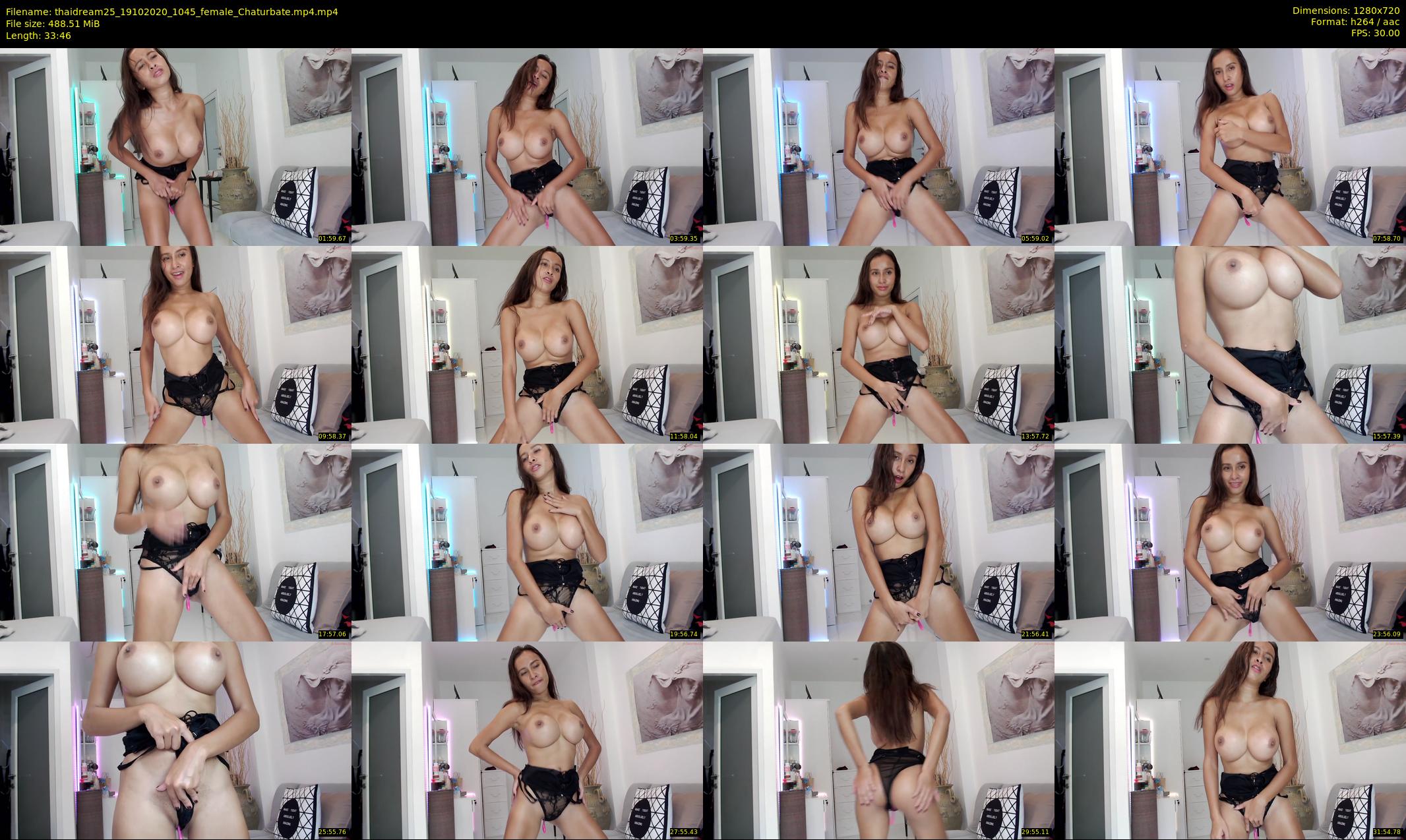 thaidream25 — 34 minute Chaturbate female cam show recording, 720p, Oct 19, 2020