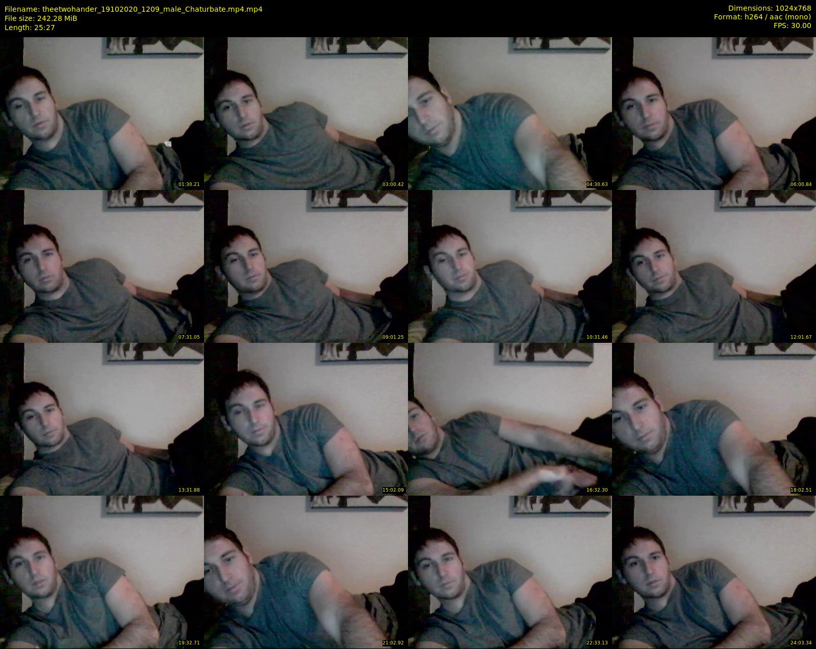 theetwohander — 26 minute Chaturbate male cam show recording, 720p, Oct 19, 2020