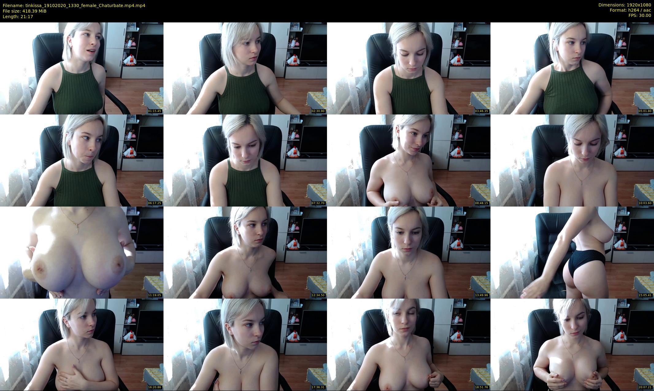 tinkissa — 22 minute Chaturbate couple cam show recording, 1080p, Oct 19, 2020