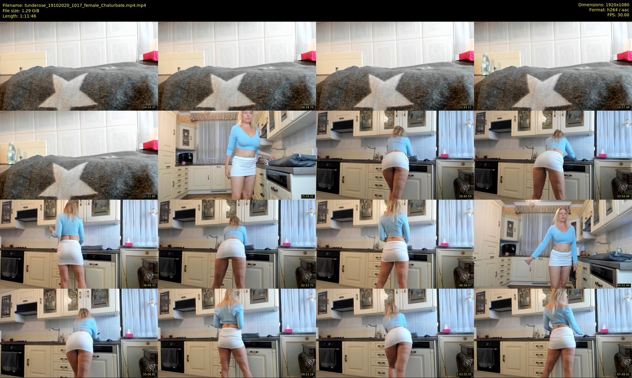 tunderose — 72 minute Chaturbate female cam show recording, 1080p, Oct 19, 2020