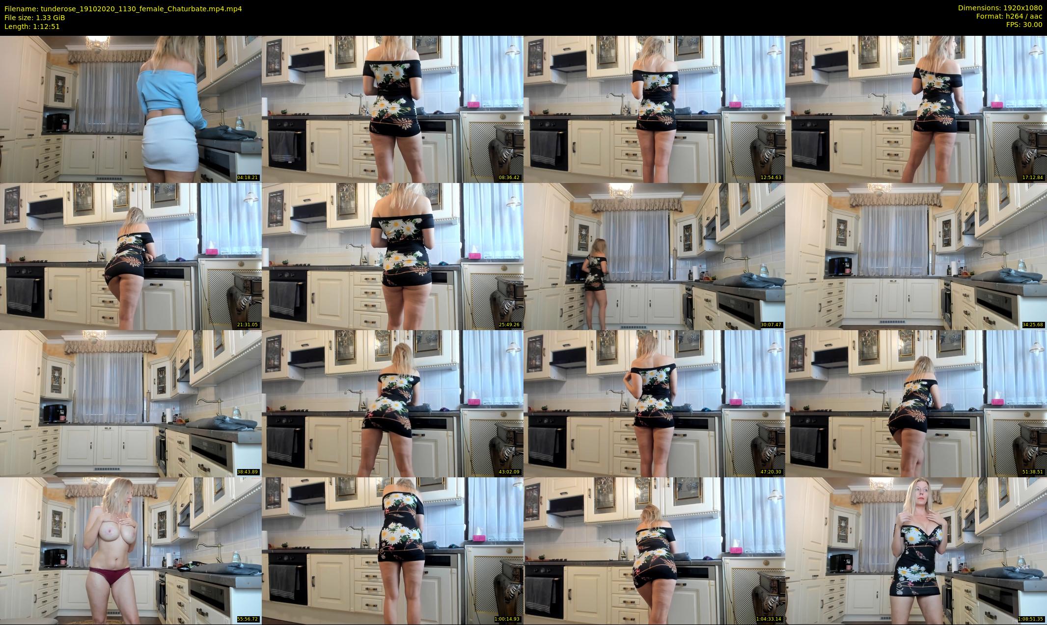 tunderose — 73 minute Chaturbate female cam show recording, 1080p, Oct 19, 2020