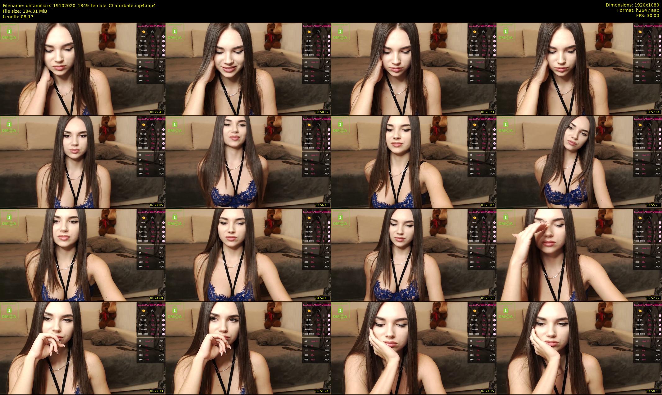 unfamiliarx — 9 minute Chaturbate female cam show recording, 1080p, Oct 19, 2020