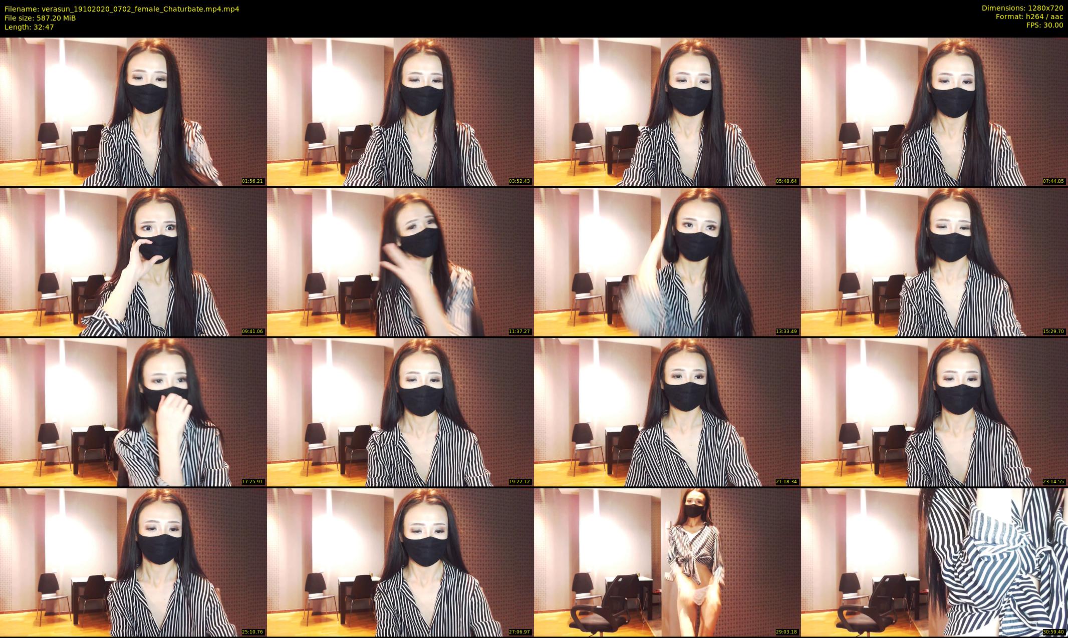 verasun — 33 minute Chaturbate female cam show recording, 720p, Oct 19, 2020