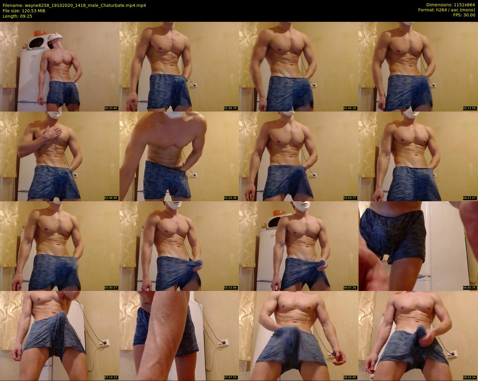 wayne6258 — 10 minute Chaturbate male cam show recording, 720p, Oct 19, 2020