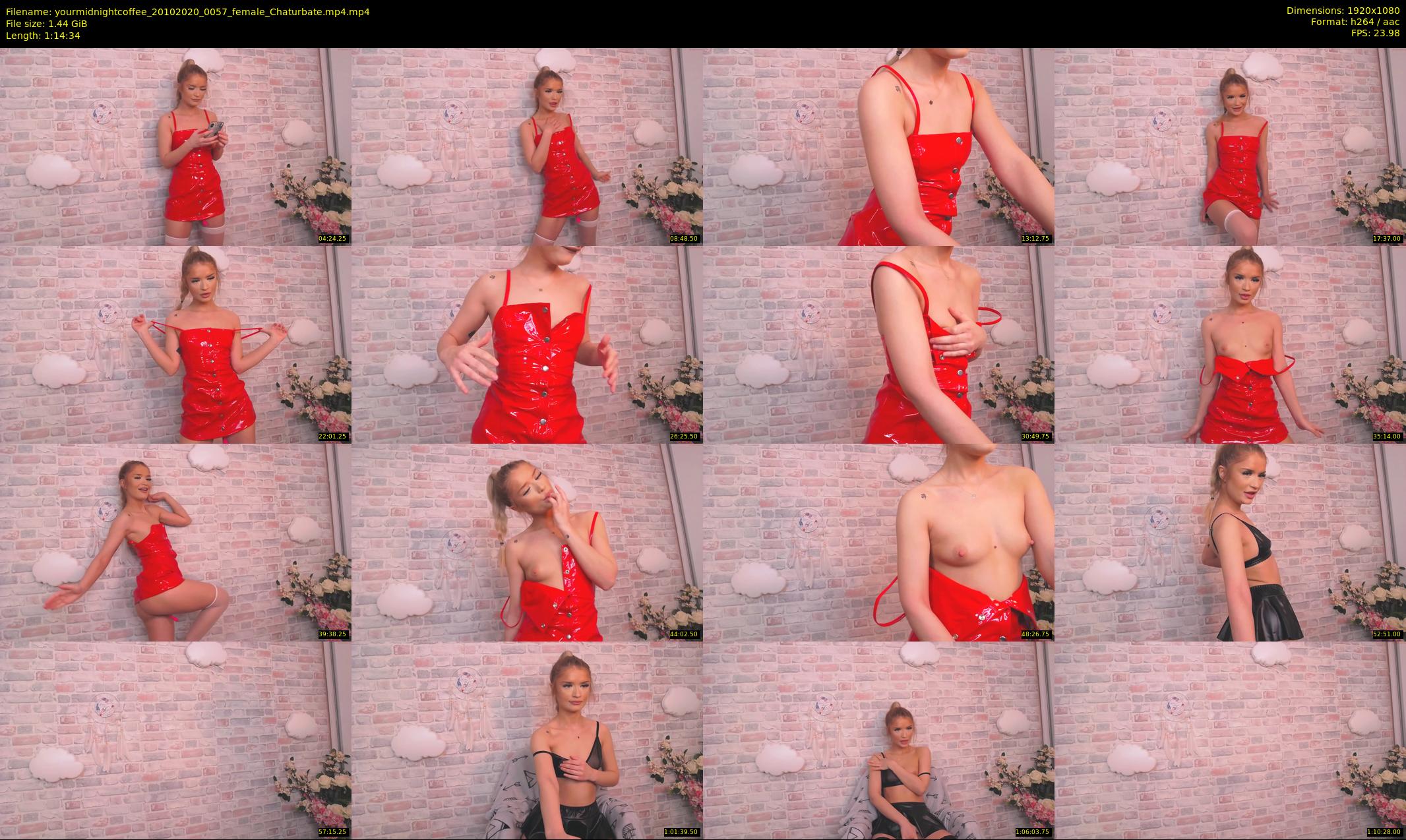 yourmidnightcoffee — 75 minute Chaturbate female cam show recording, 1080p, Oct 20, 2020