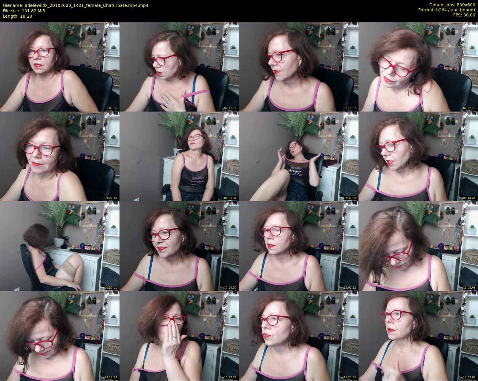 adelewildx — 19 minute Chaturbate female cam show recording, 480p, Oct 20, 2020