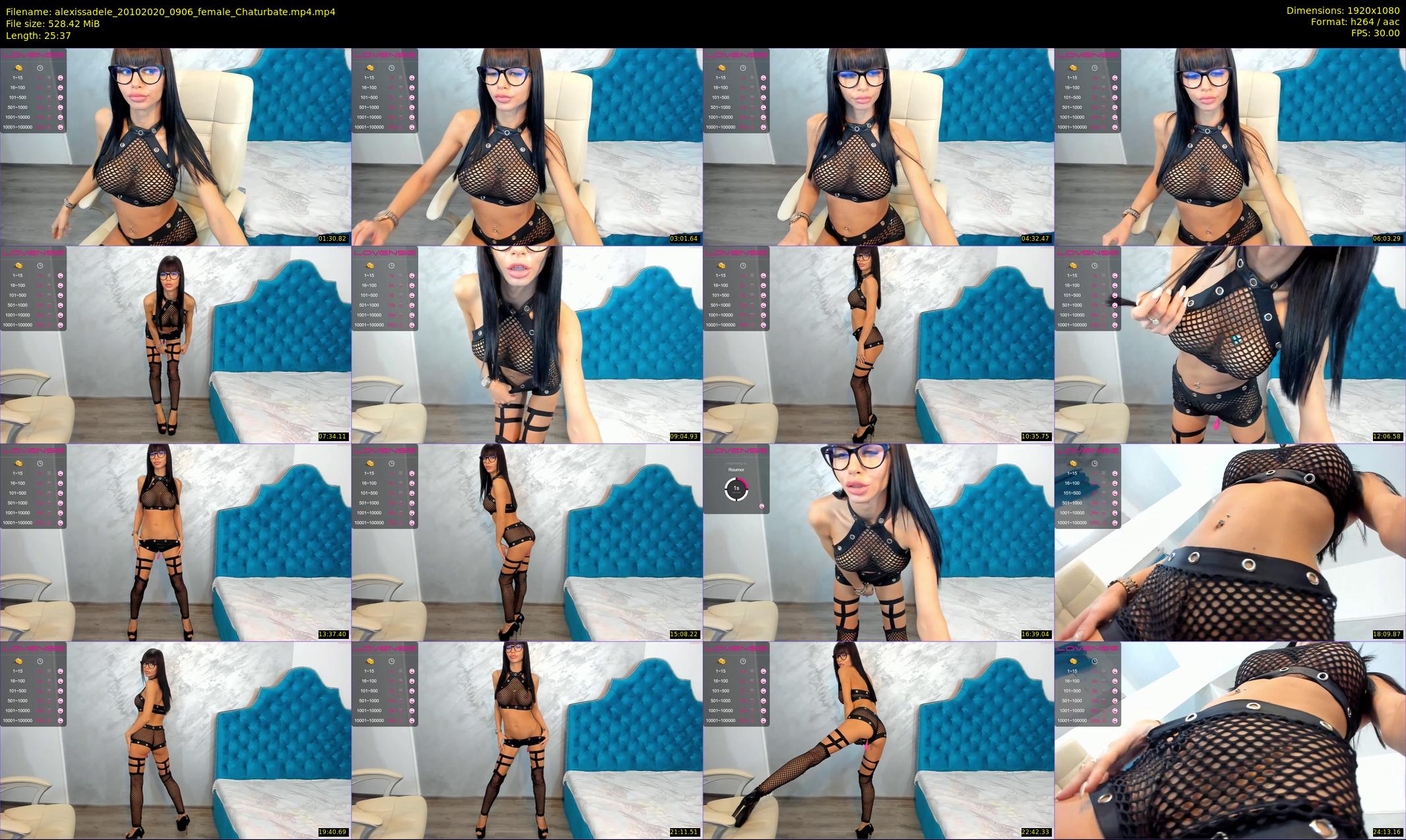alexissadele — 26 minute Chaturbate female cam show recording, 1080p, Oct 20, 2020