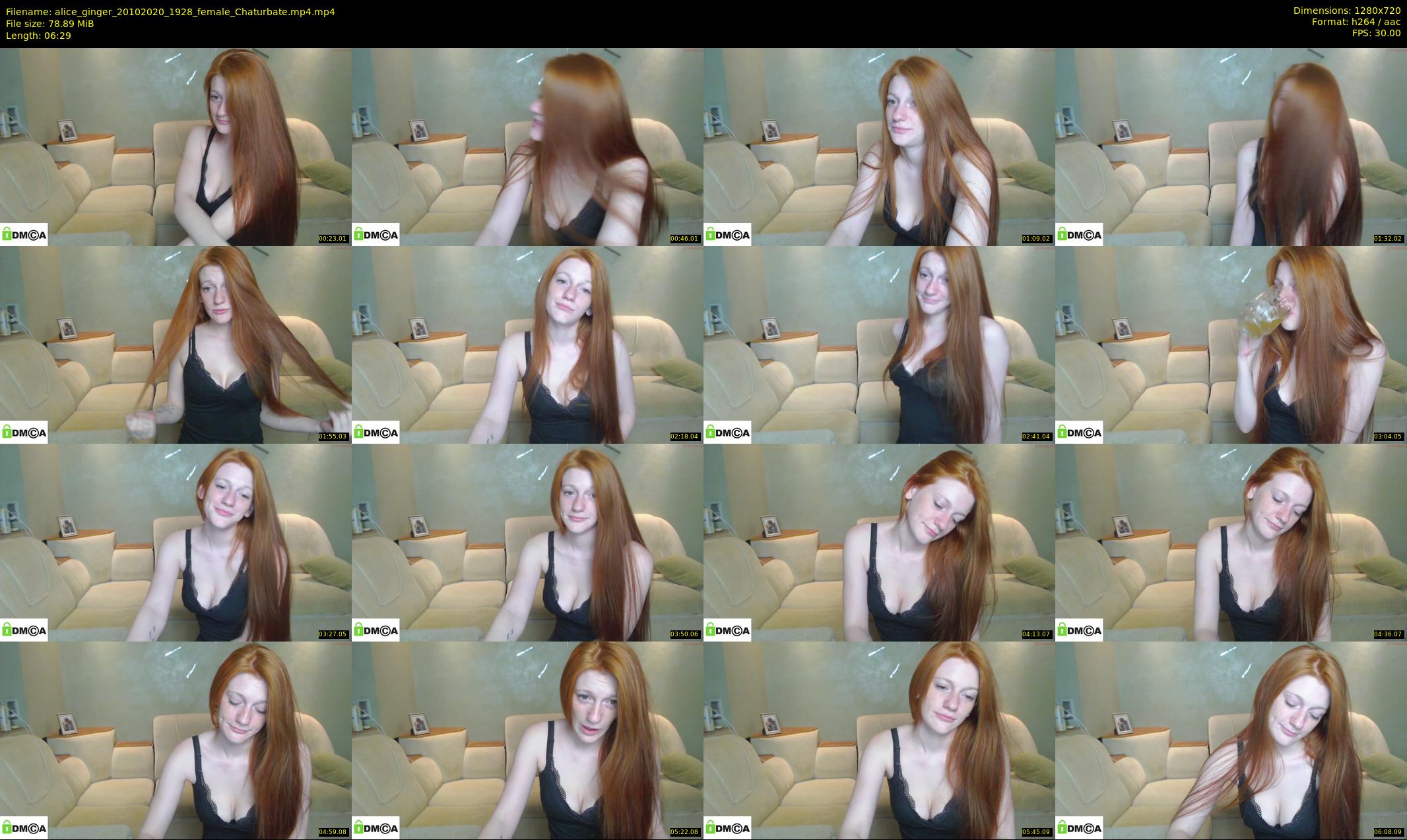 alice_ginger — 7 minute Chaturbate female cam show recording, 720p, Oct 20, 2020