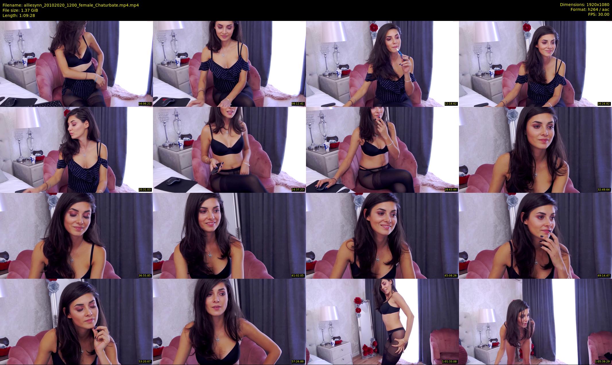 alliesynn — 70 minute Chaturbate female cam show recording, 1080p, Oct 20, 2020