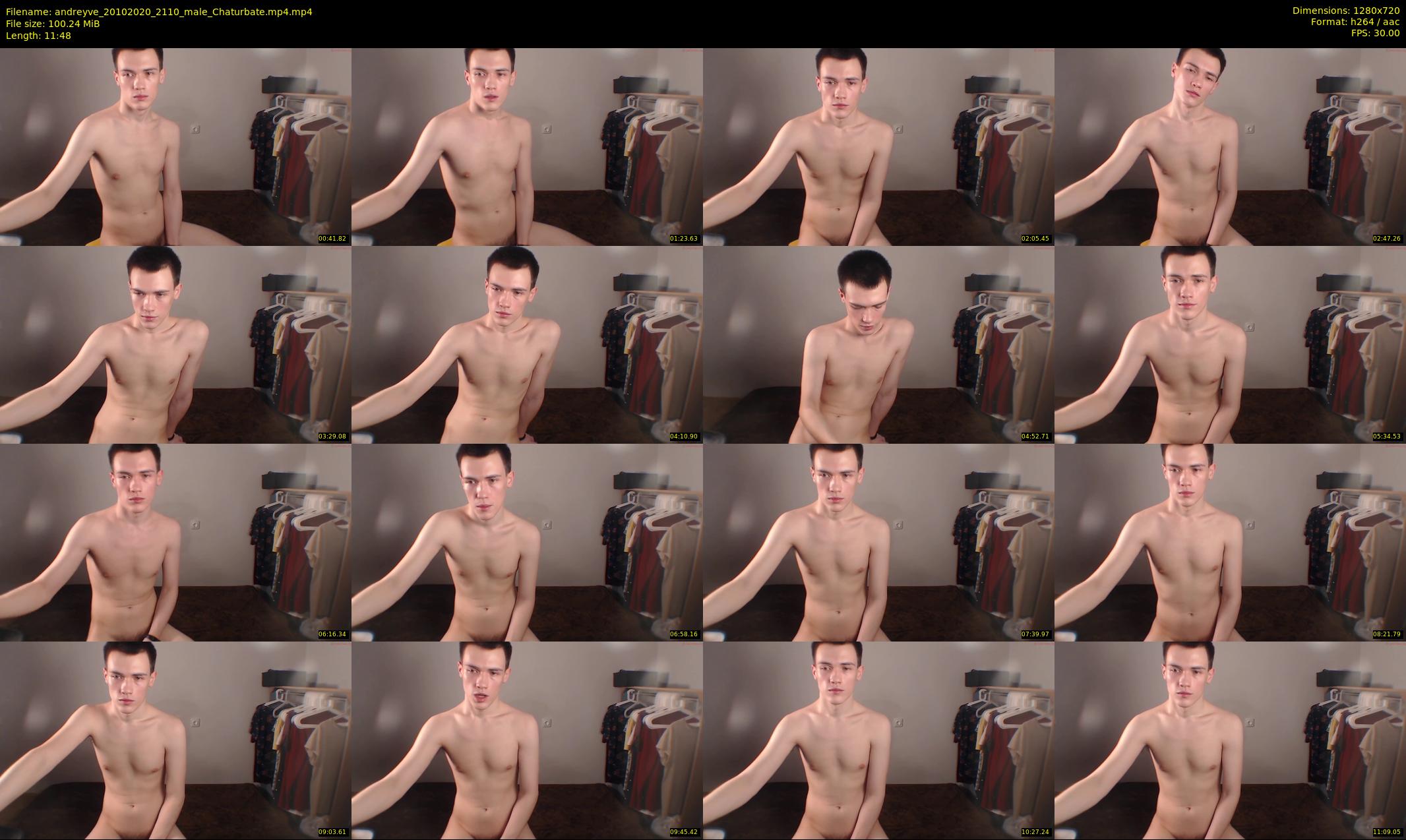 andreyve — 12 minute Chaturbate male cam show recording, 720p, Oct 20, 2020