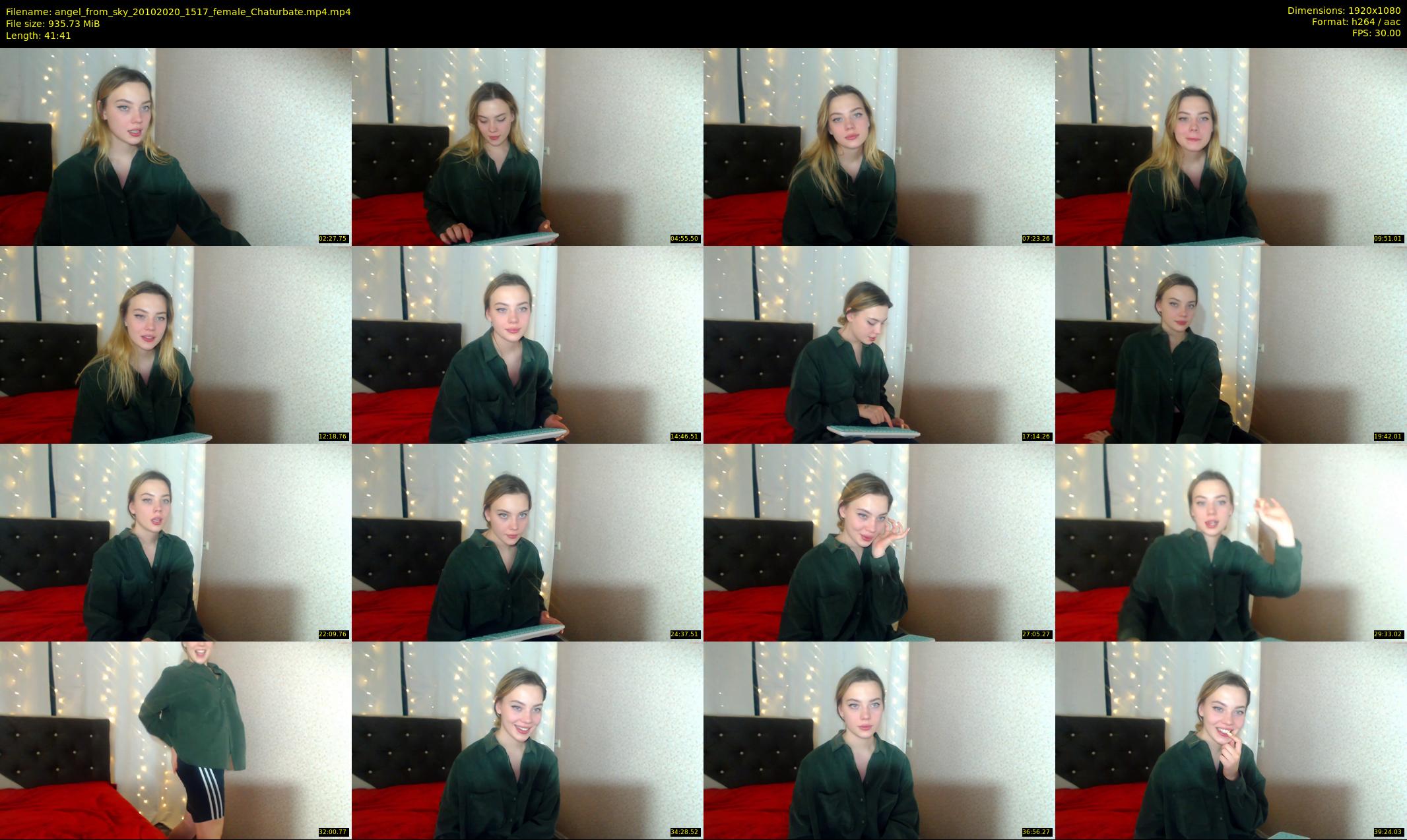 angel_from_sky — 42 minute Chaturbate female cam show recording, 1080p, Oct 20, 2020