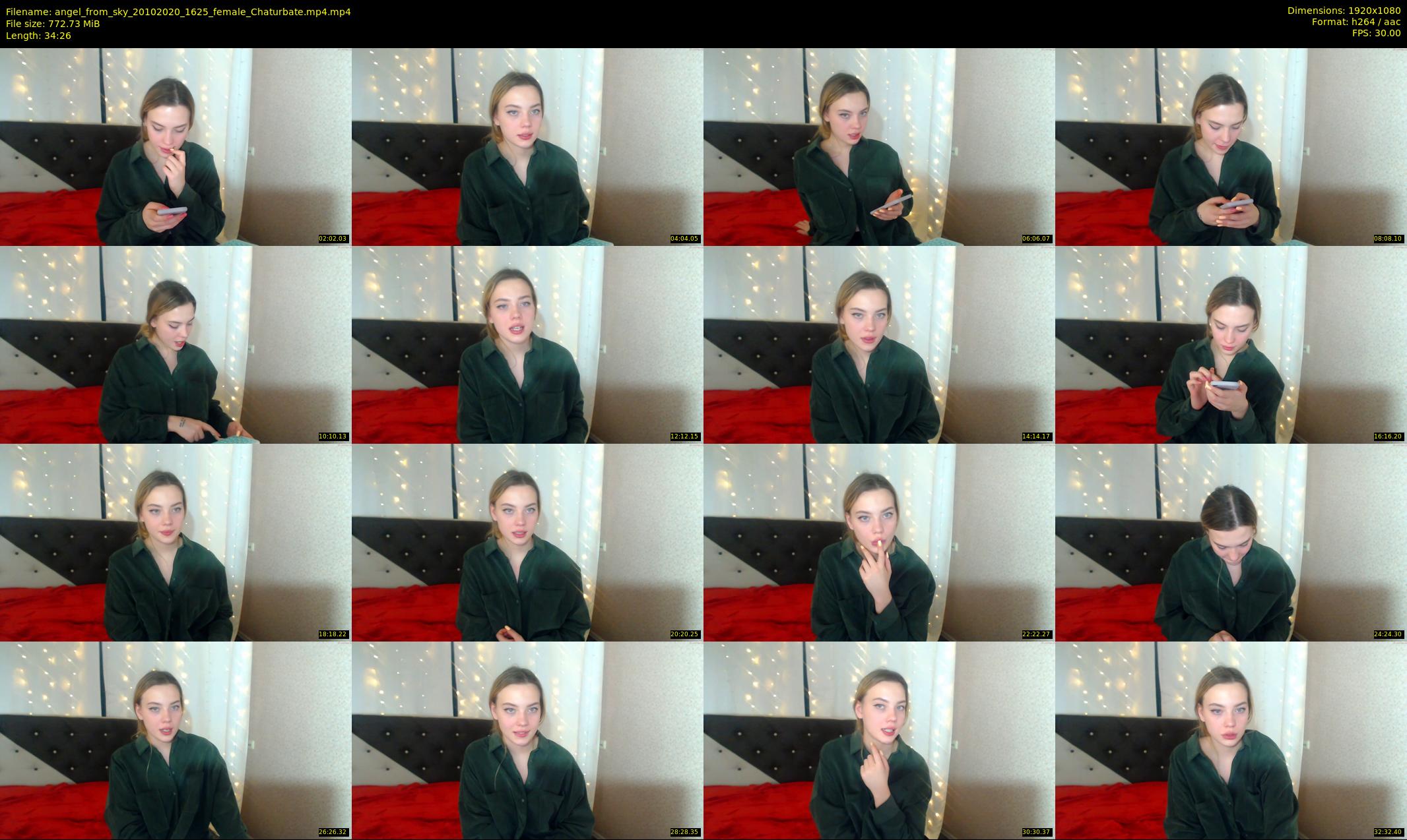 angel_from_sky — 35 minute Chaturbate female cam show recording, 1080p, Oct 20, 2020